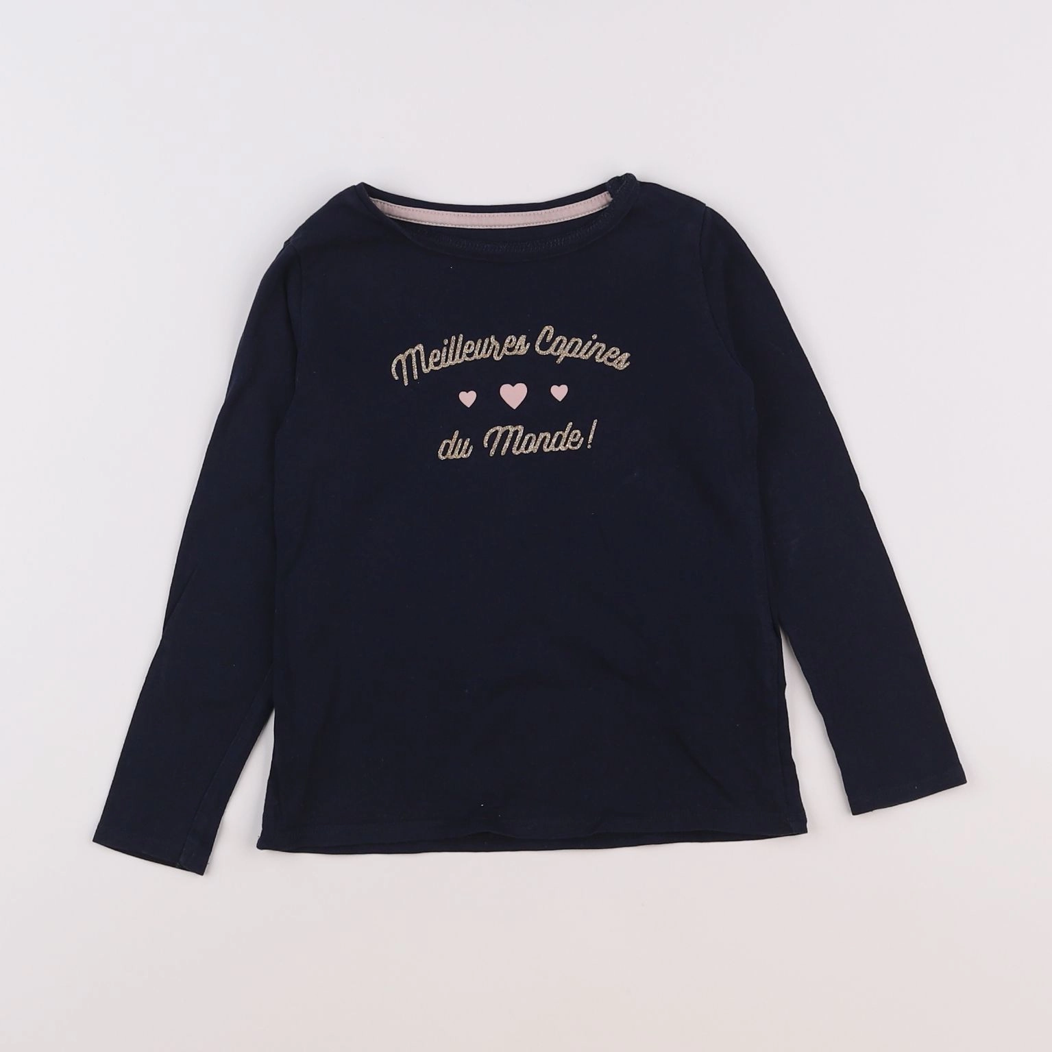 Vertbaudet - tee-shirt bleu - 4 ans