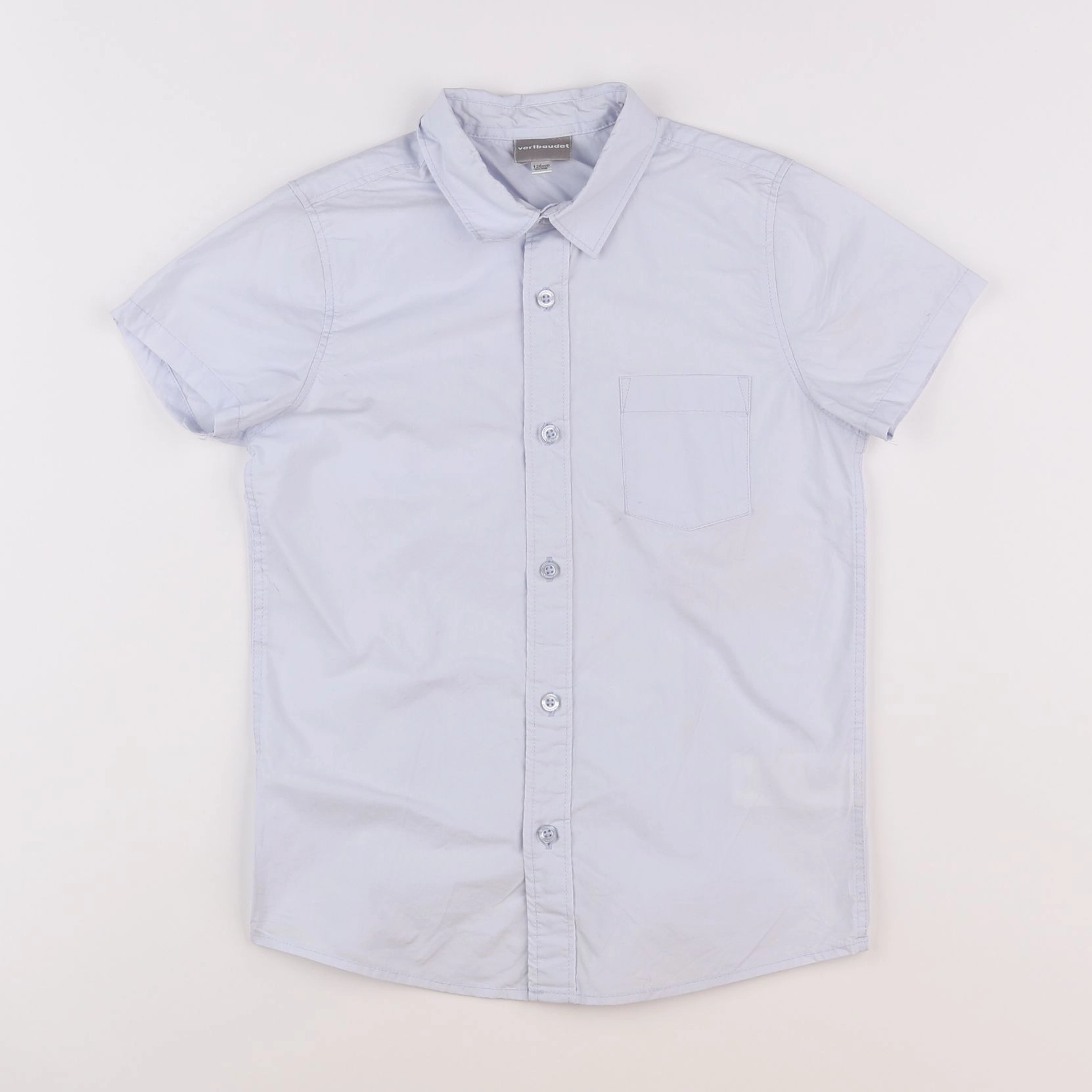 Vertbaudet - chemise bleu - 8 ans