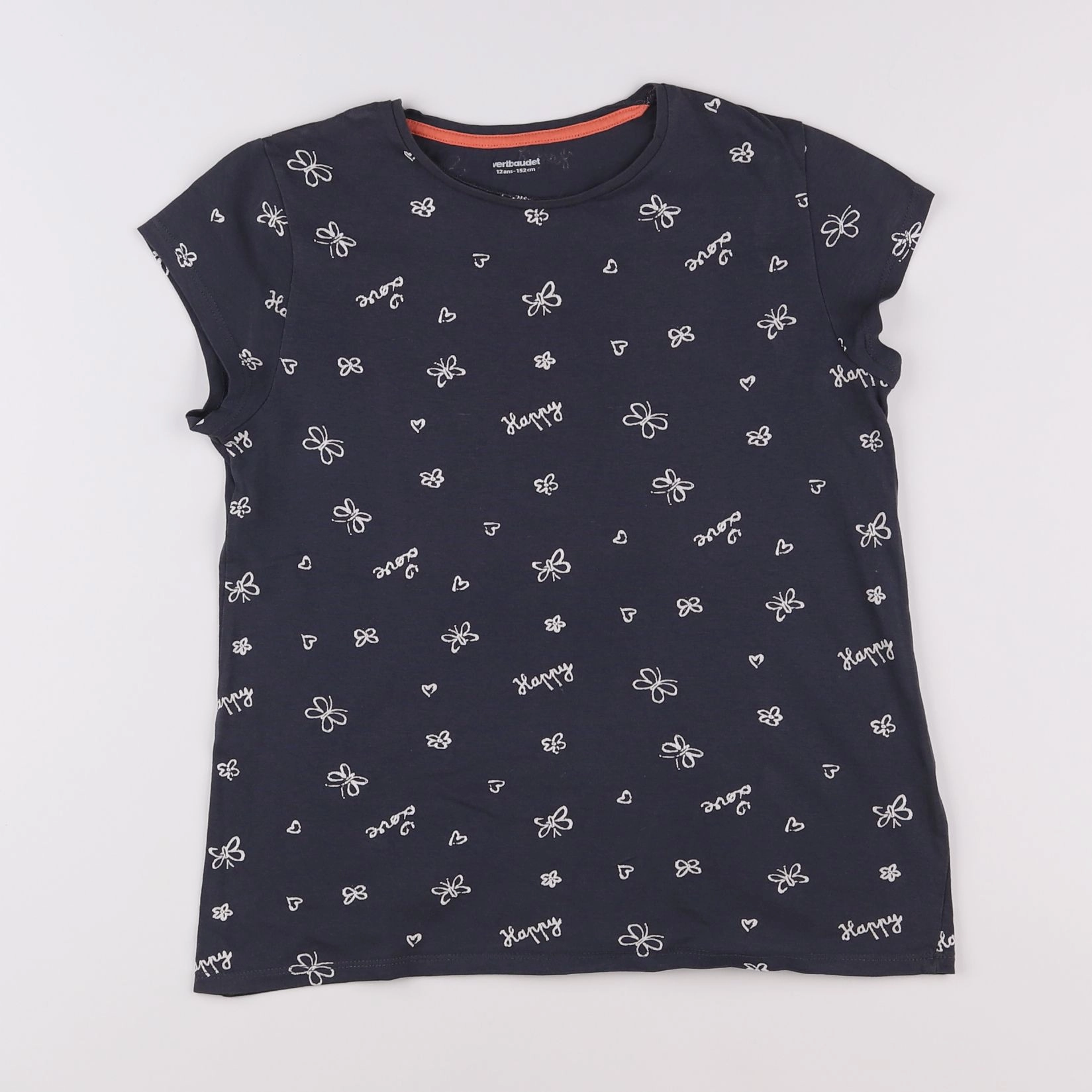 Vertbaudet - tee-shirt gris - 12 ans