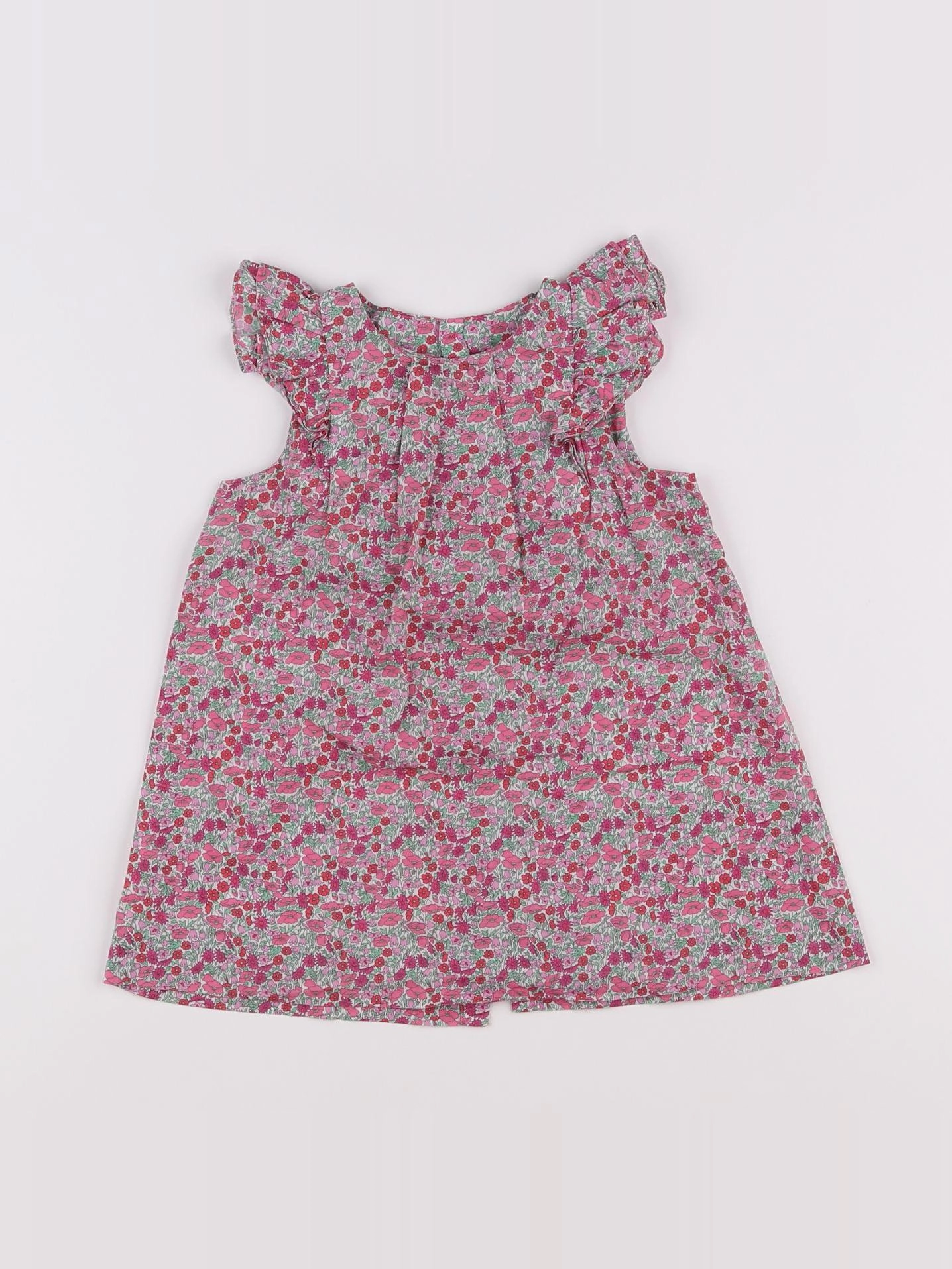 Jacadi - robe liberty multicolore - 18 mois