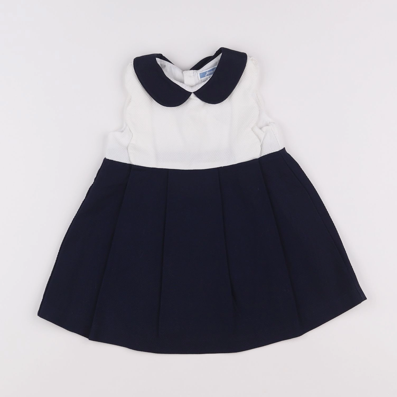 Jacadi - robe bleu, blanc - 18 mois