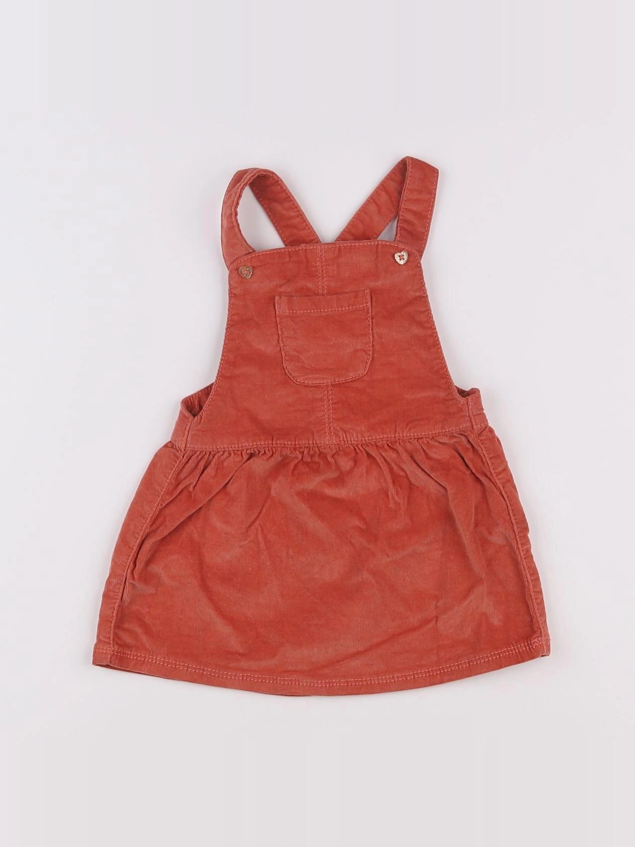 Tape à l'oeil - robe orange - 12 mois