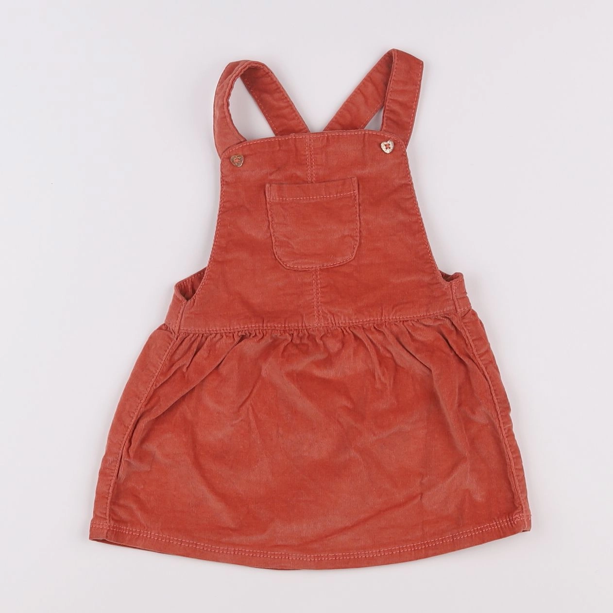 Tape à l'oeil - robe orange - 12 mois