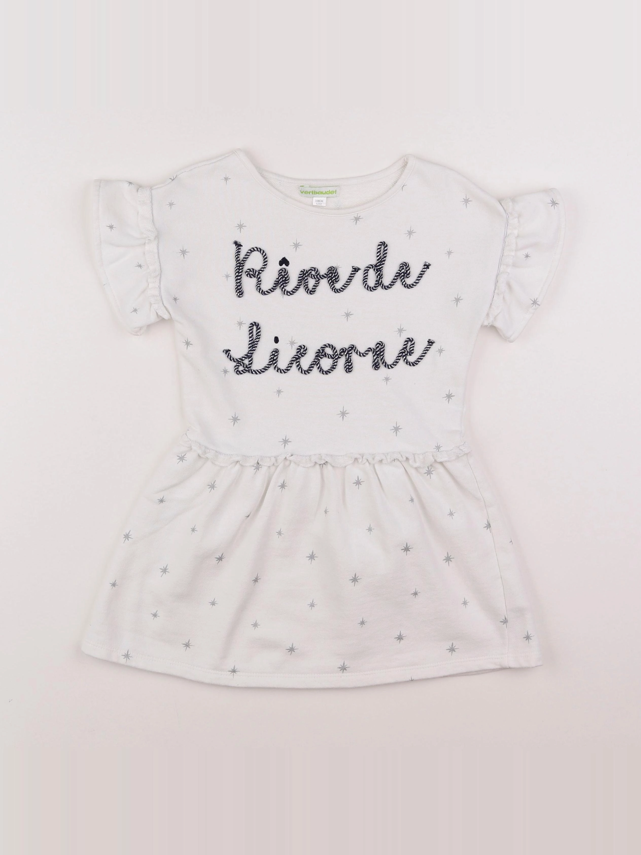 Vertbaudet - robe blanc - 5 ans
