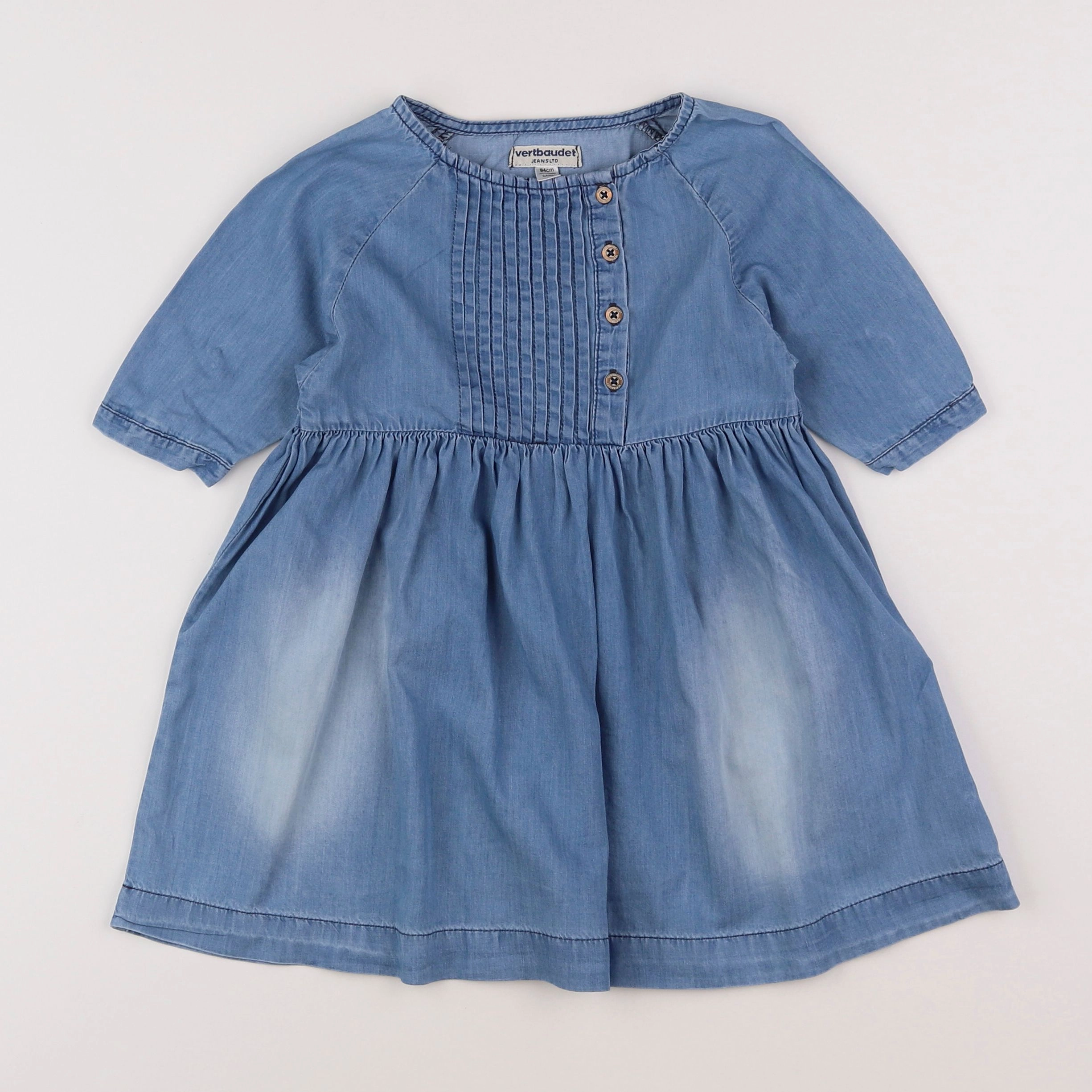 Vertbaudet - robe bleu - 3 ans