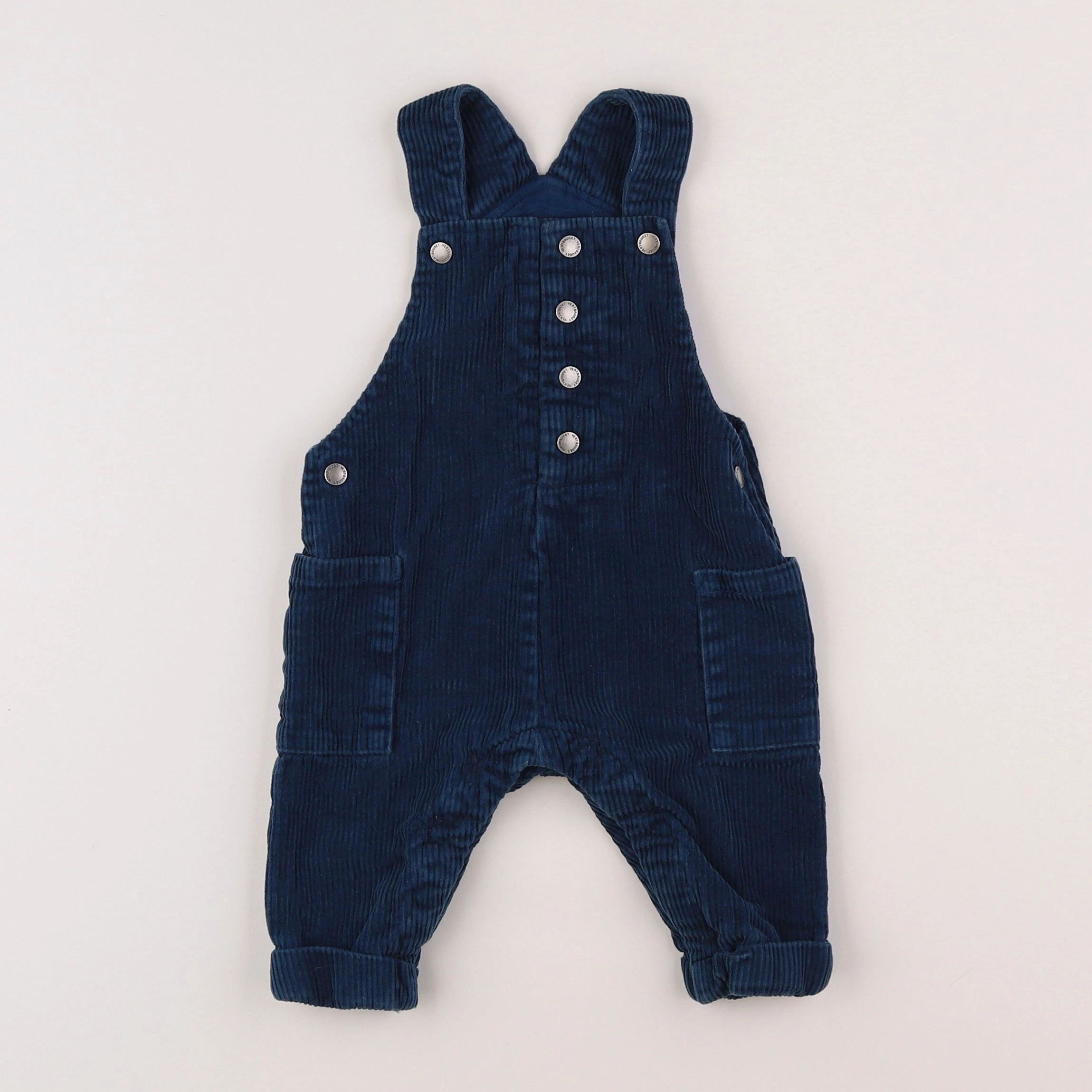 Vertbaudet - salopette bleu - 6 mois