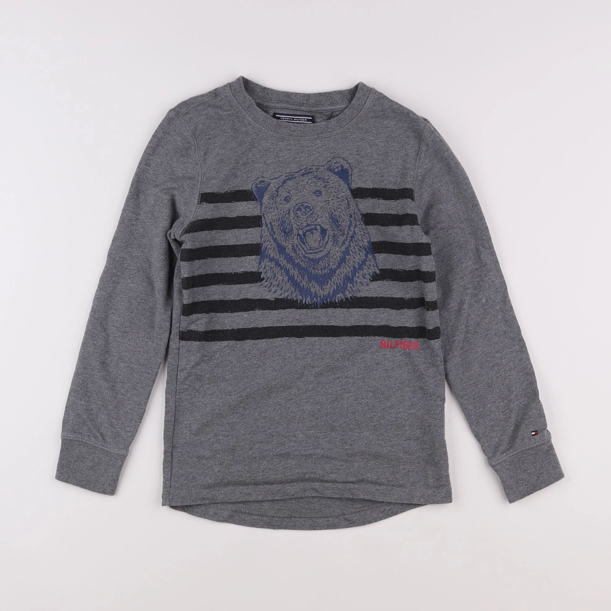 Tommy Hilfiger - tee-shirt gris - 10 ans