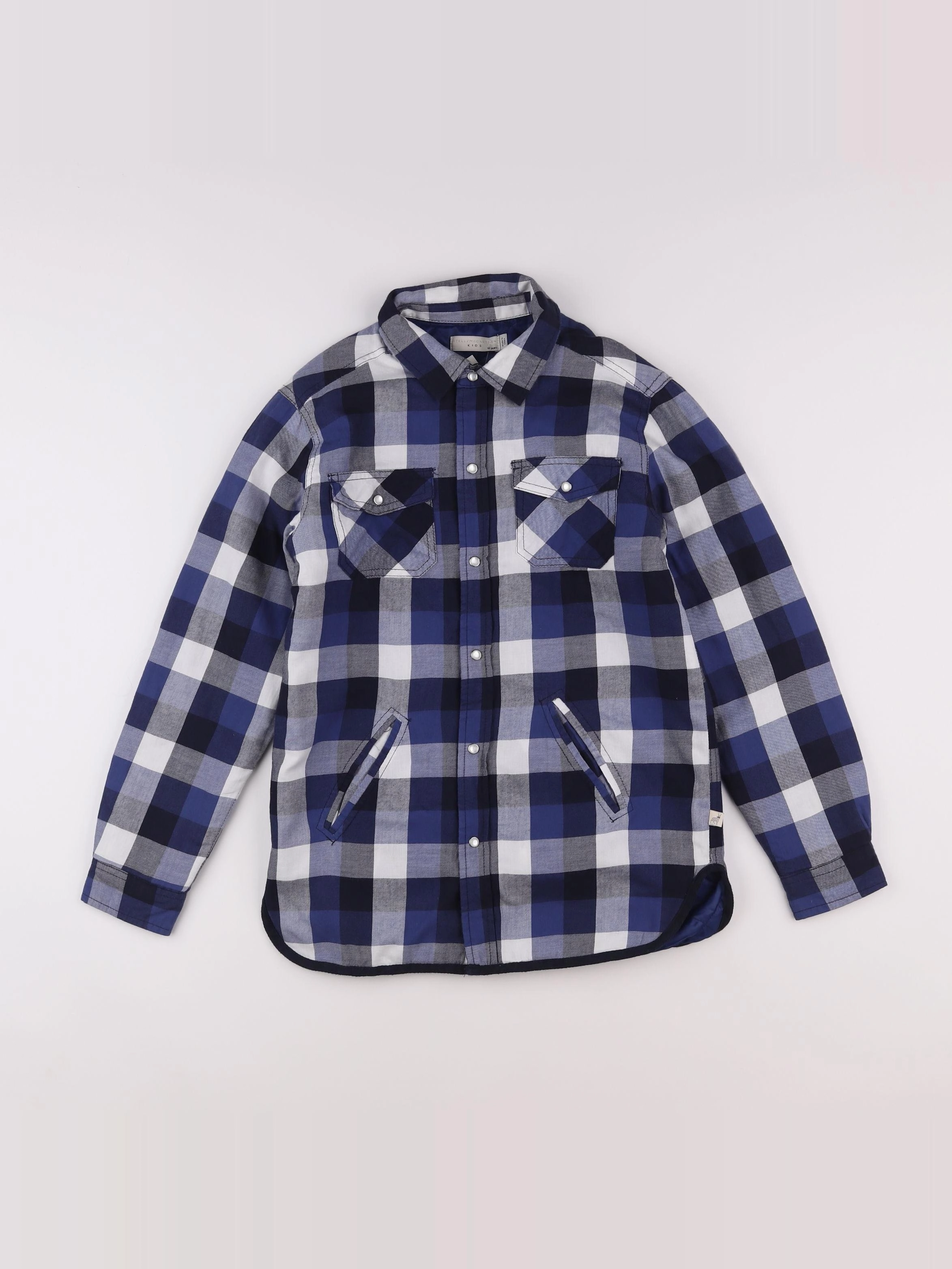 Stella McCartney Kids - chemise bleu, blanc - 10 ans