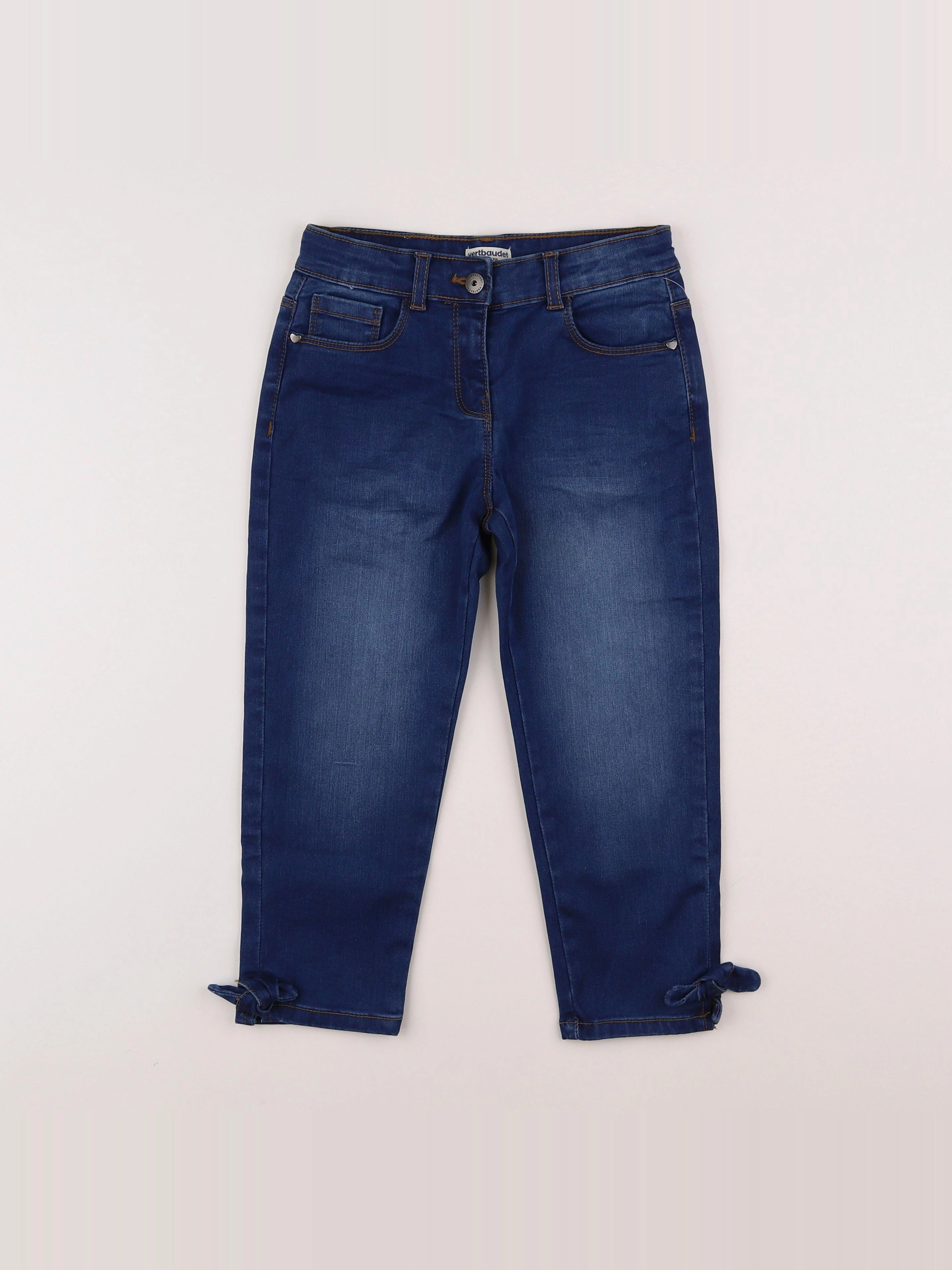 Vertbaudet - pantacourt bleu - 9 ans