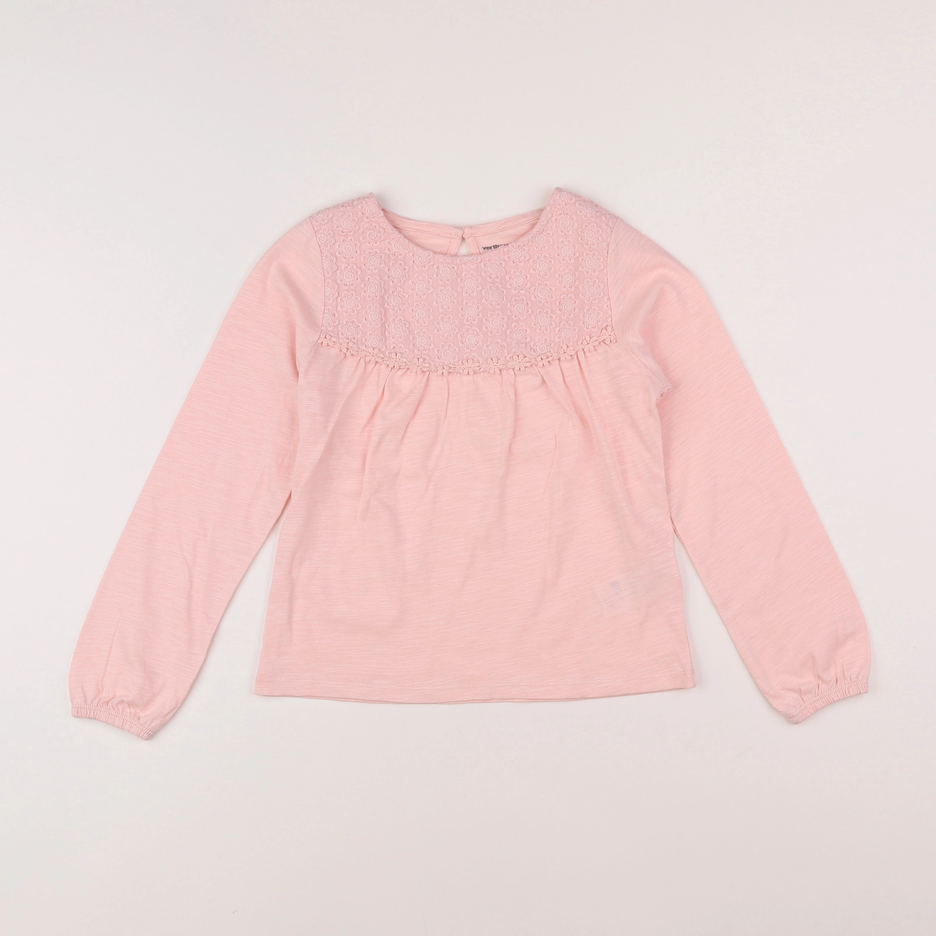 Vertbaudet - tee-shirt rose - 8 ans