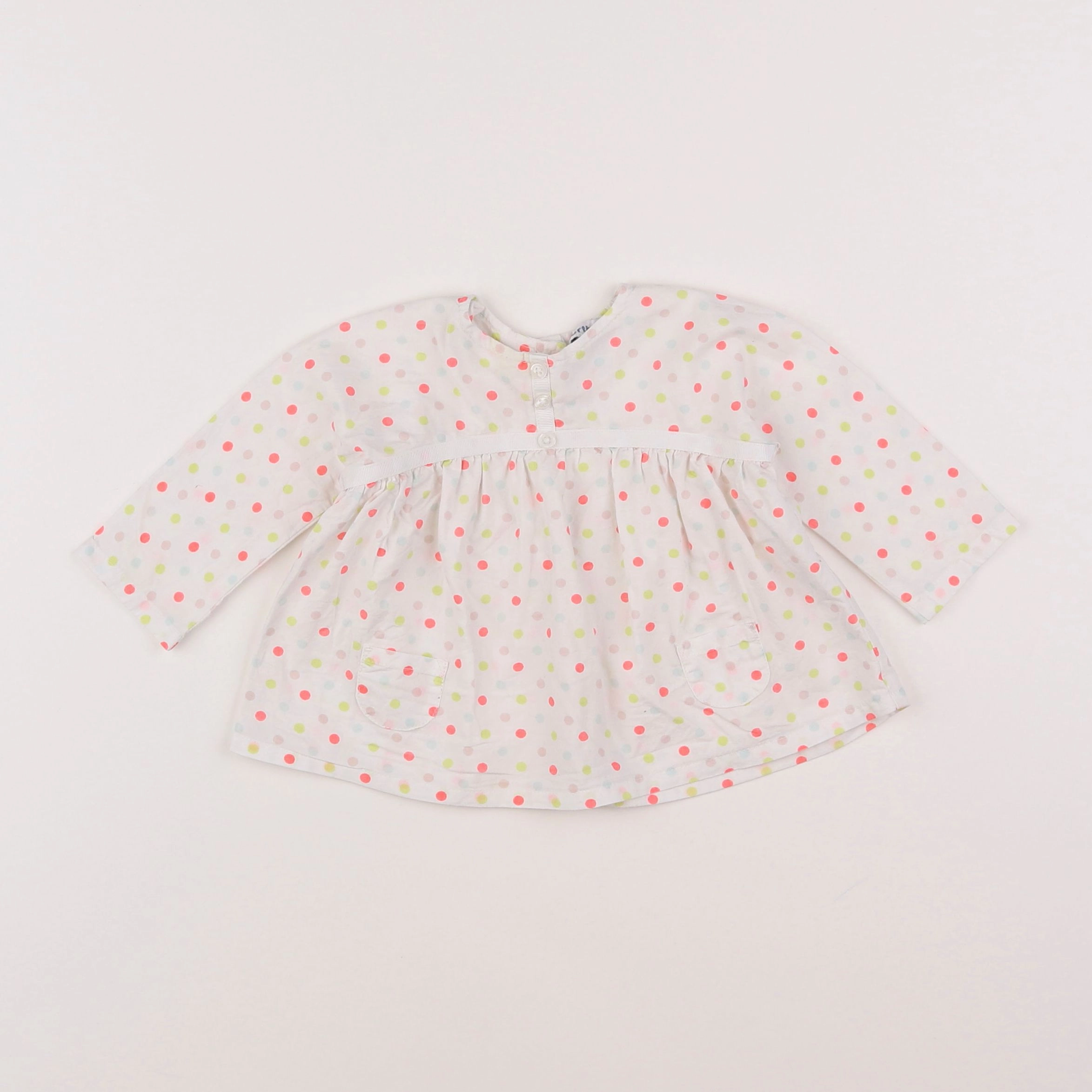Vertbaudet - blouse multicolore - 3 mois