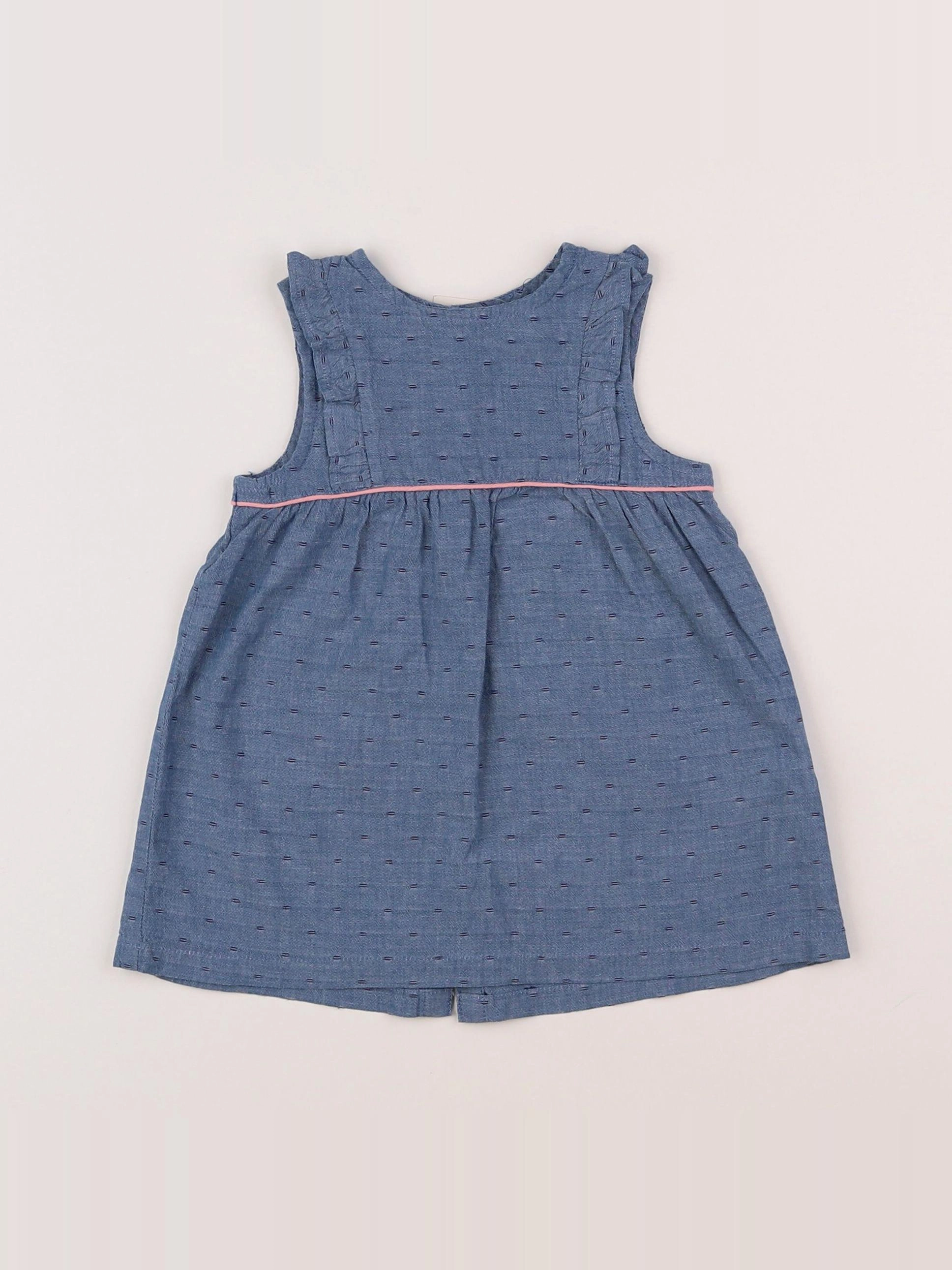 Lola Palacios - robe bleu - 6 mois
