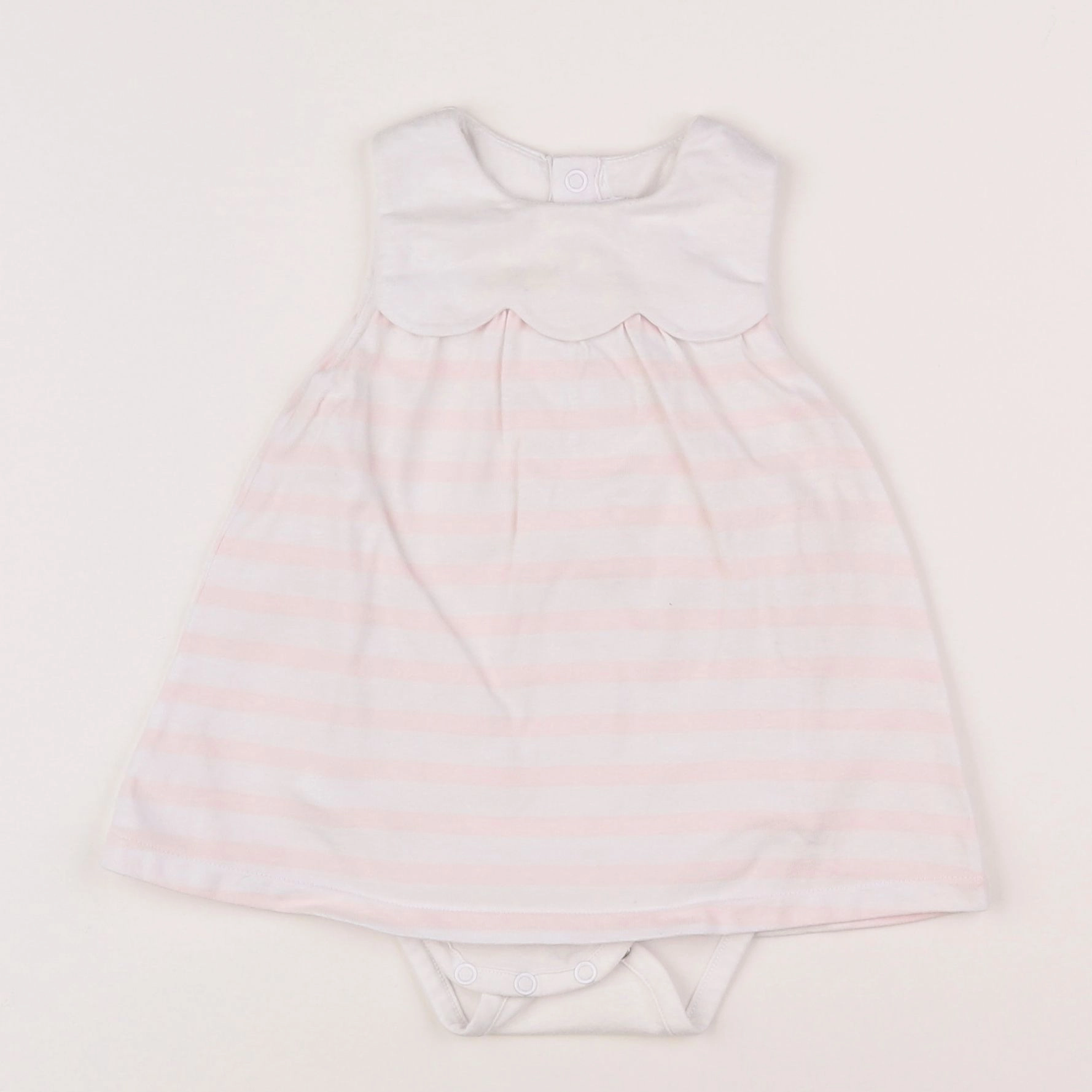 Jacadi - body robe blanc - 6 mois