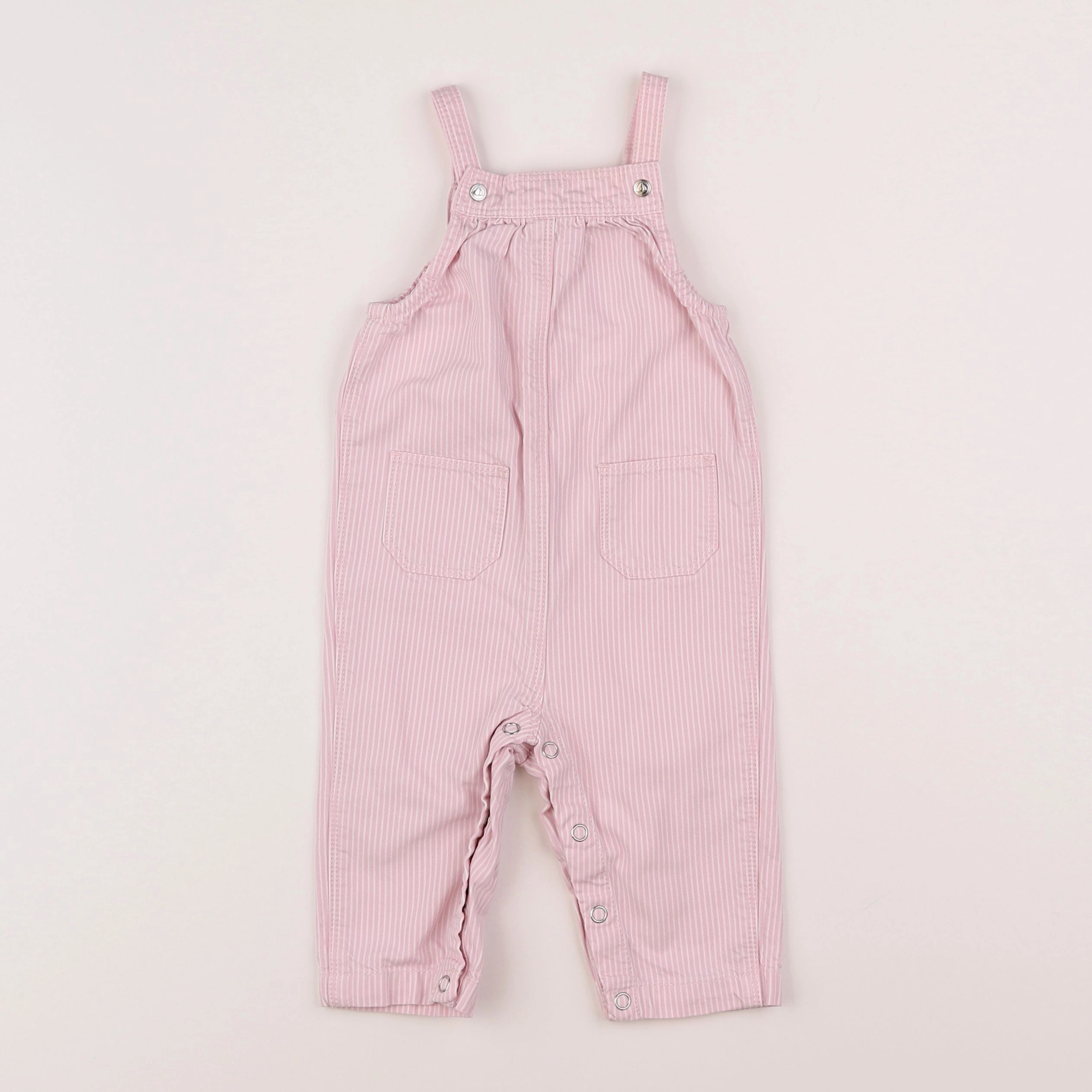 Petit Bateau - salopette rose - 6 mois
