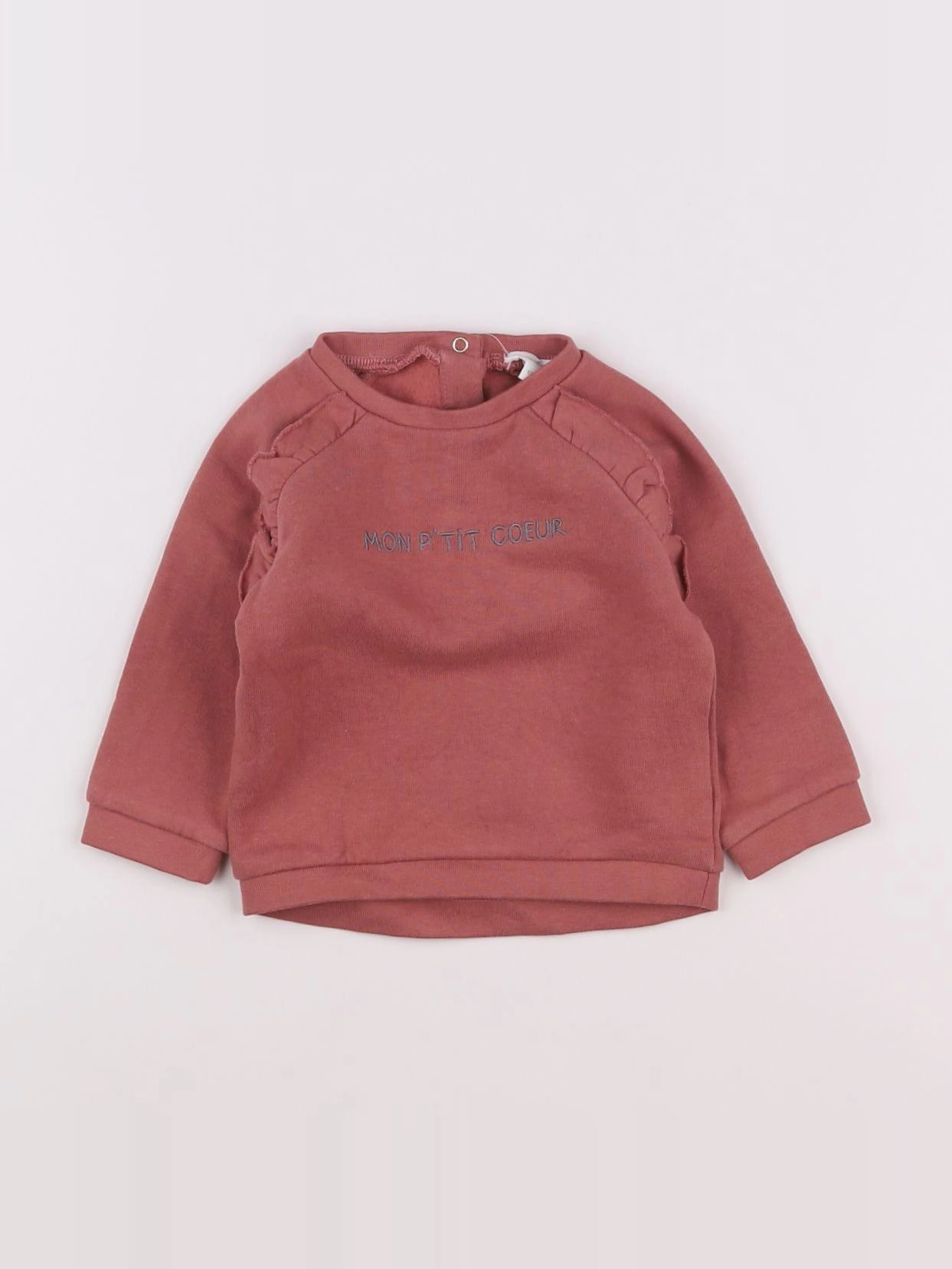 Vertbaudet - gilet rose - 6 mois