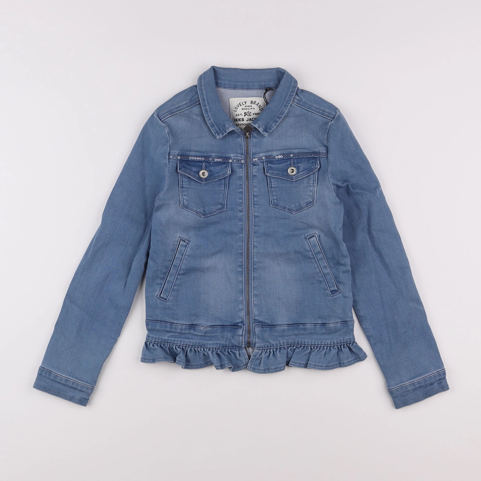 IKKS - veste bleu - 8 ans