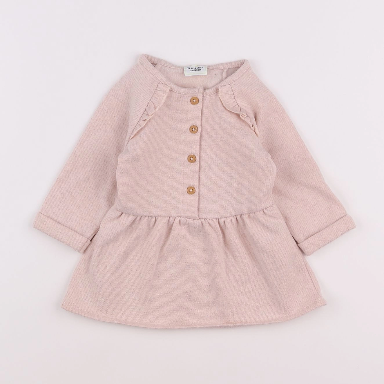 Tape à l'oeil - robe rose - 6 mois