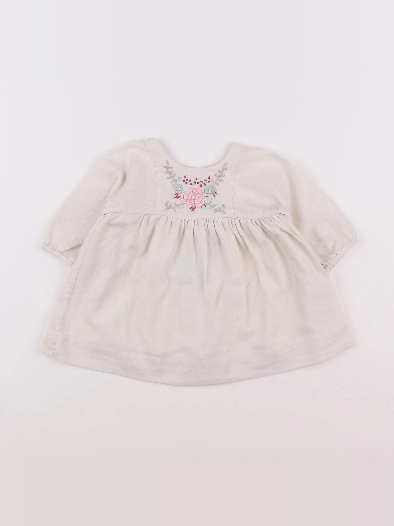 Bonpoint - robe beige - 6 mois