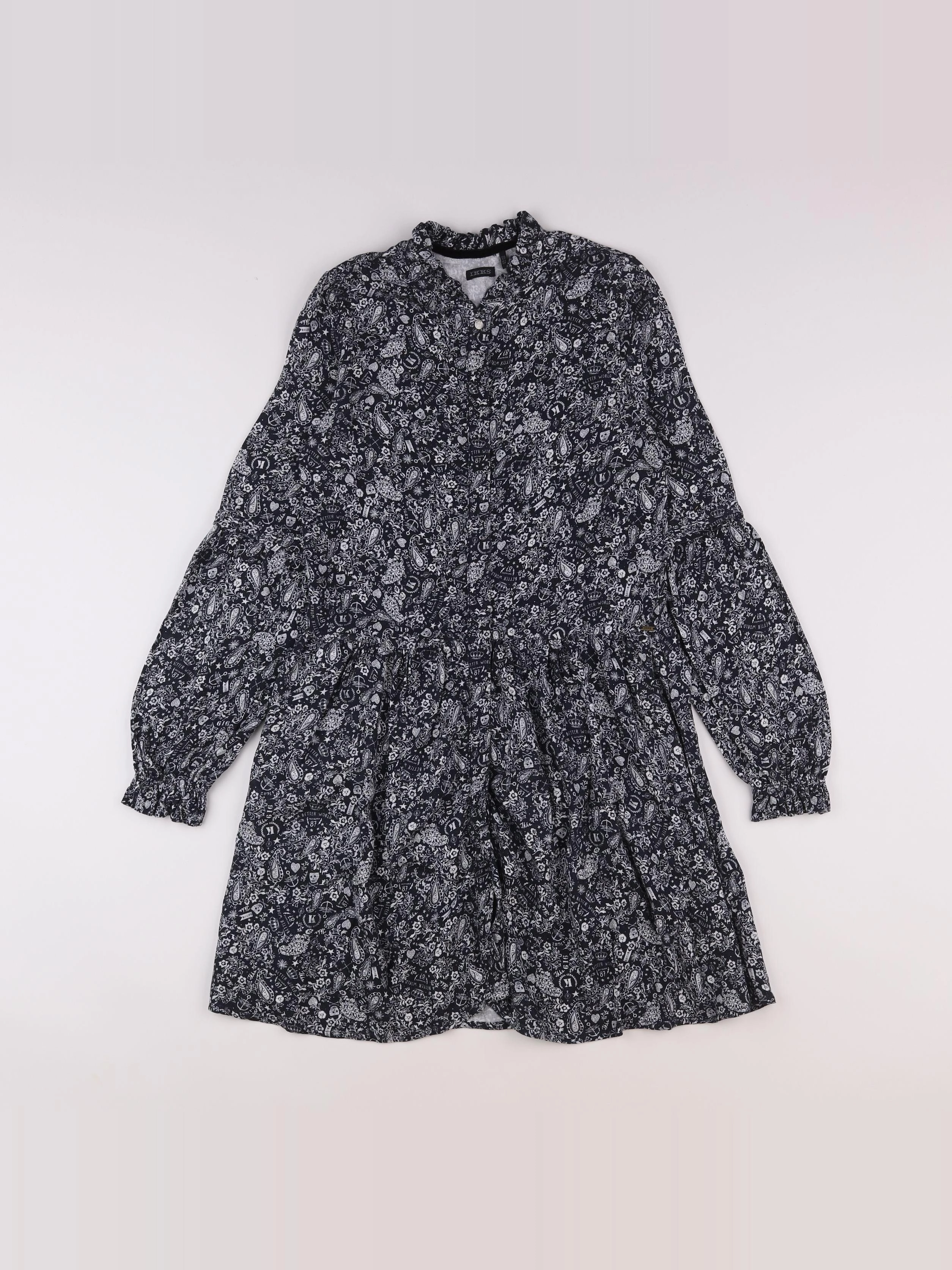 IKKS - robe noir, blanc - 12 ans