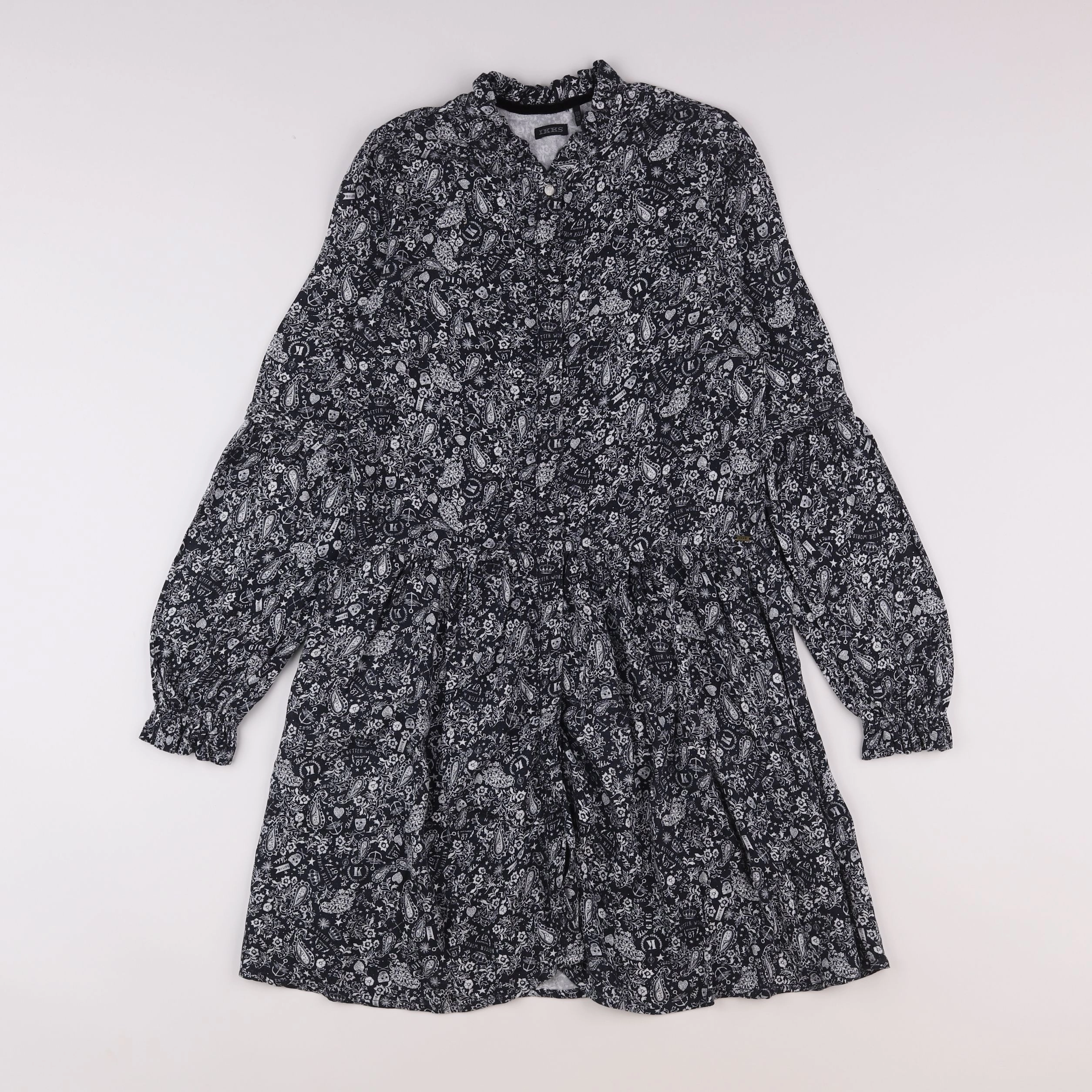 IKKS - robe noir, blanc - 12 ans