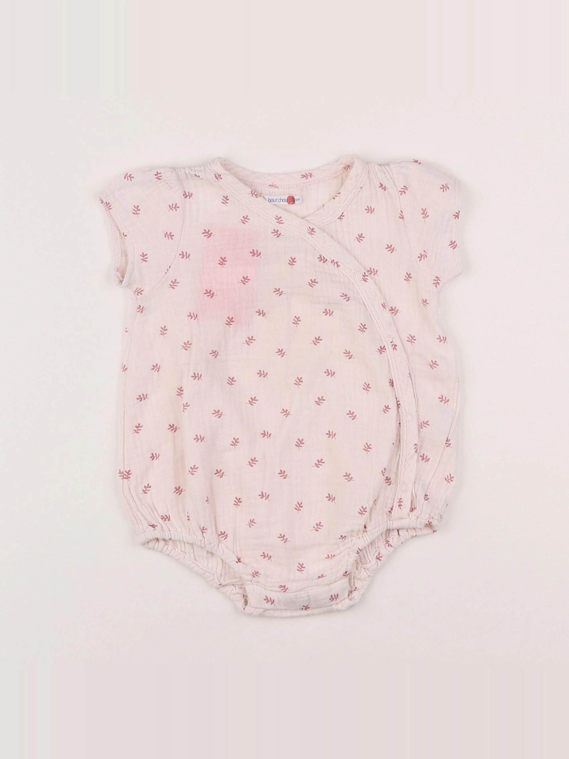 Boutchou - combinaison rose - 12 mois