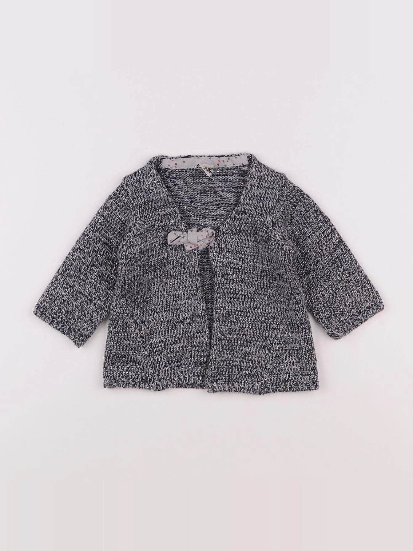 Tape à l'oeil - gilet gris, argent - 3 mois
