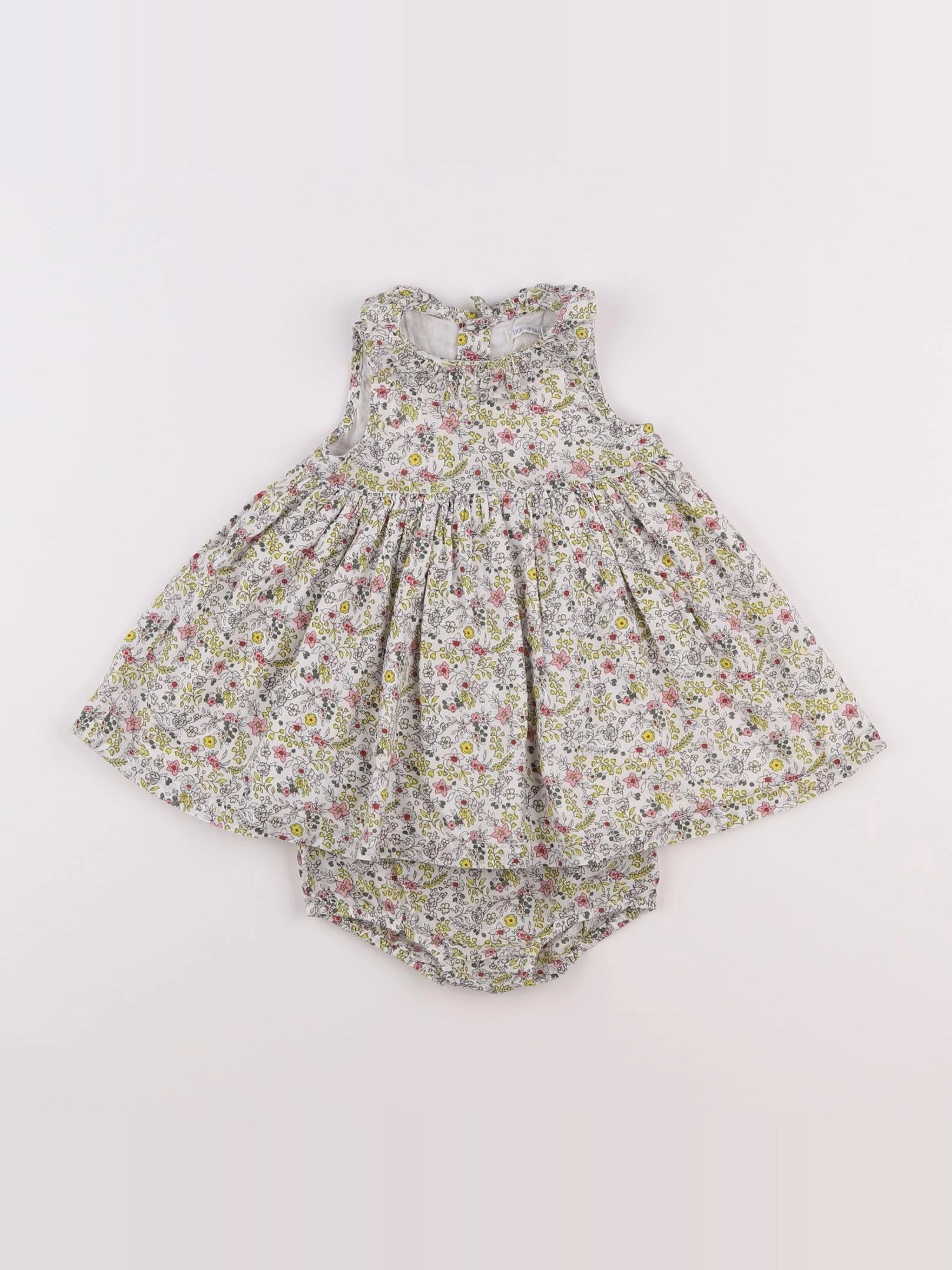 Boutchou - robe vert - 3 mois