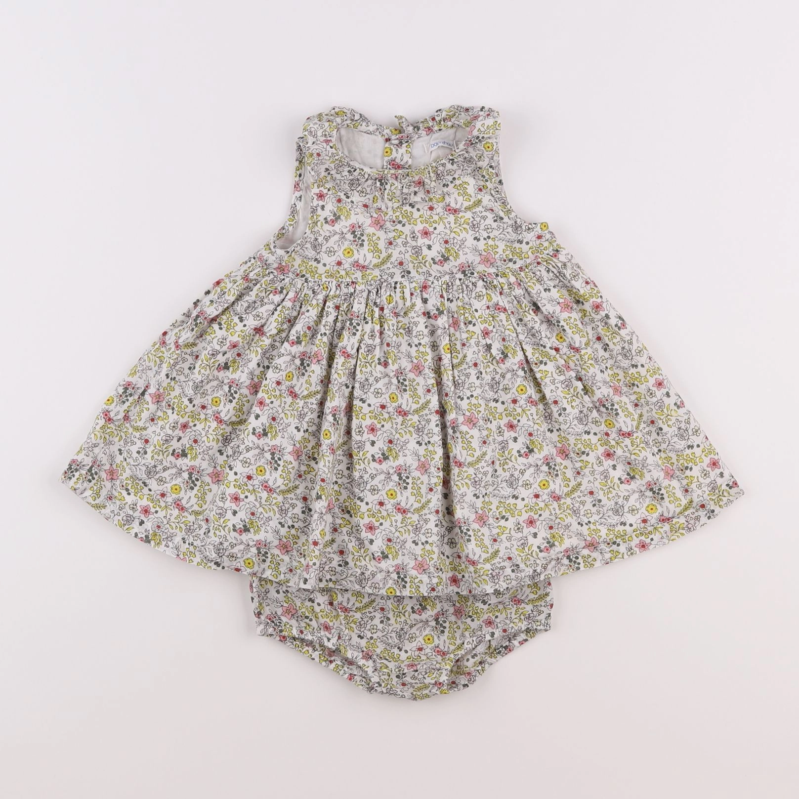 Boutchou - robe vert - 3 mois