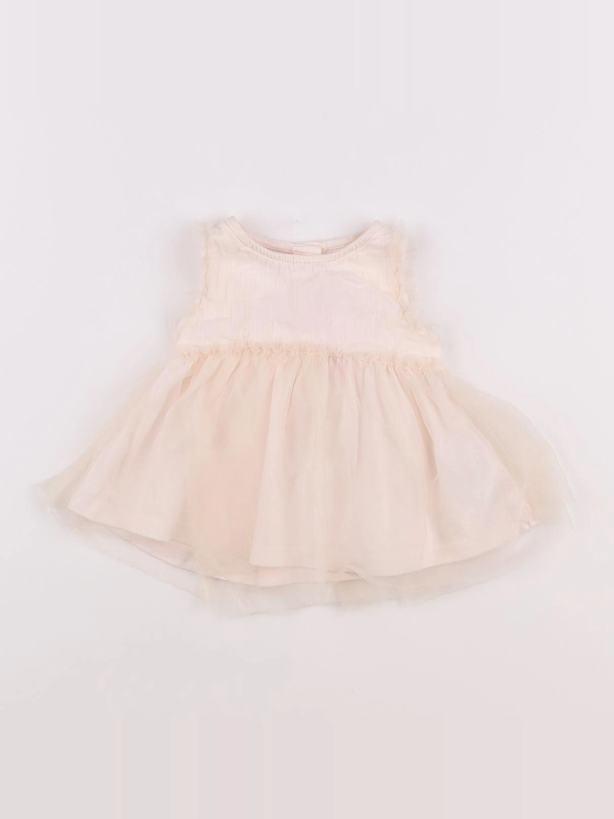 Zara - robe beige - 3/6 mois