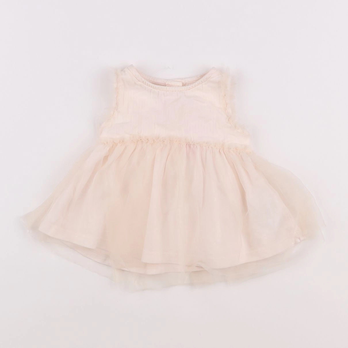 Zara - robe beige - 3/6 mois