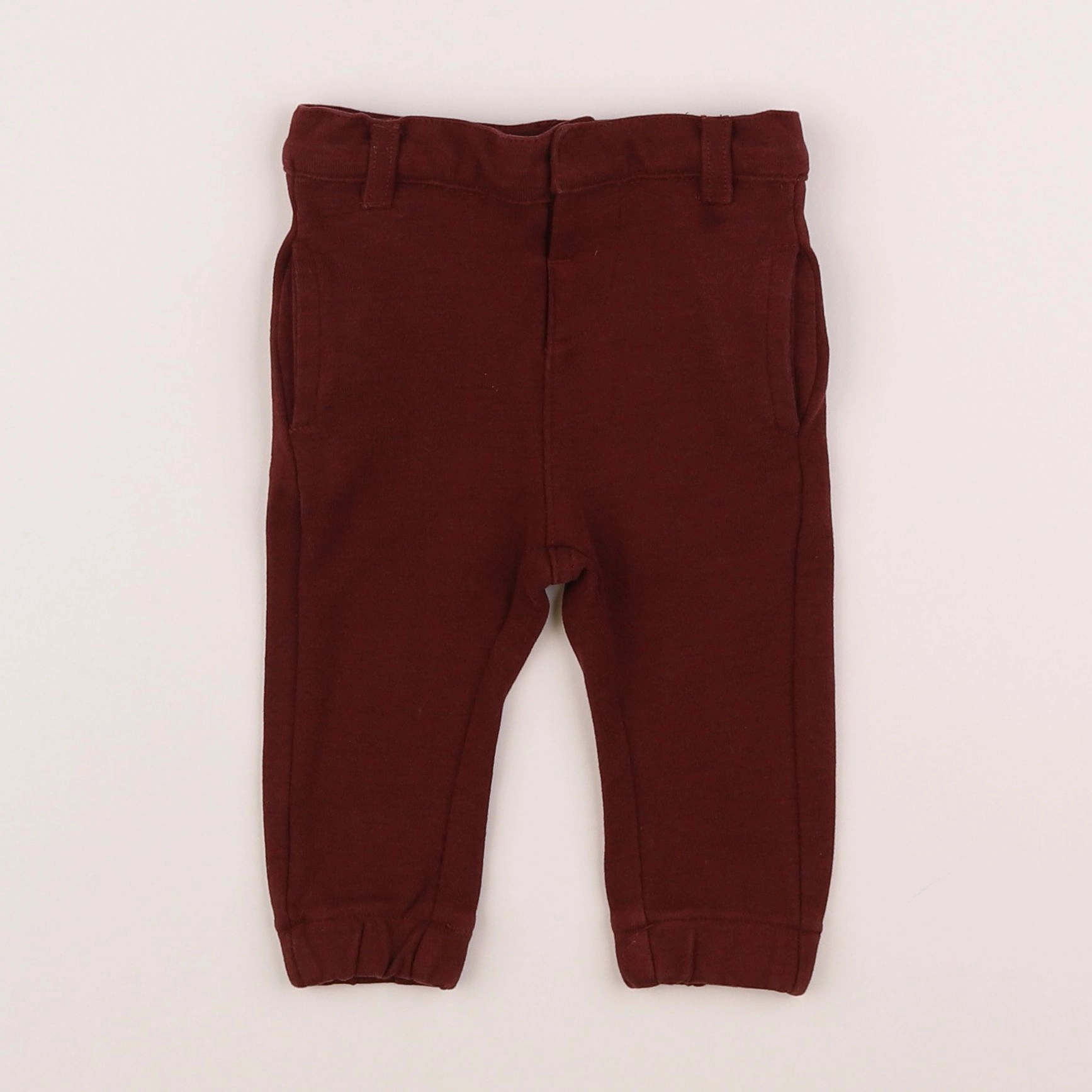 Vertbaudet - pantalon rouge - 6 mois