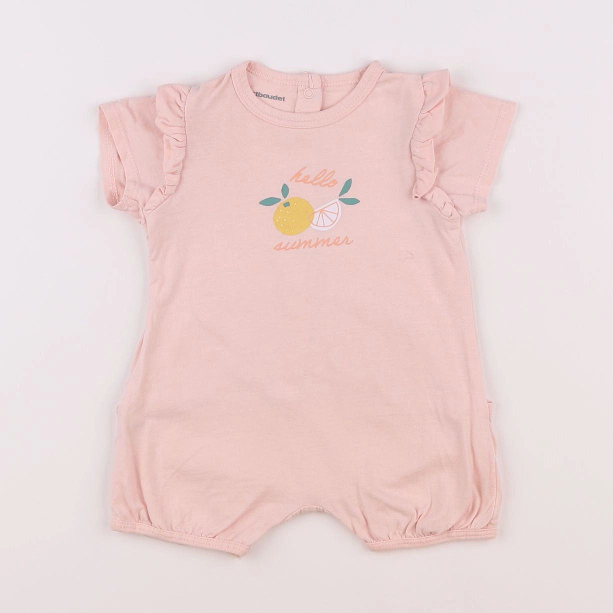 Vertbaudet - combinaison rose - 3 mois
