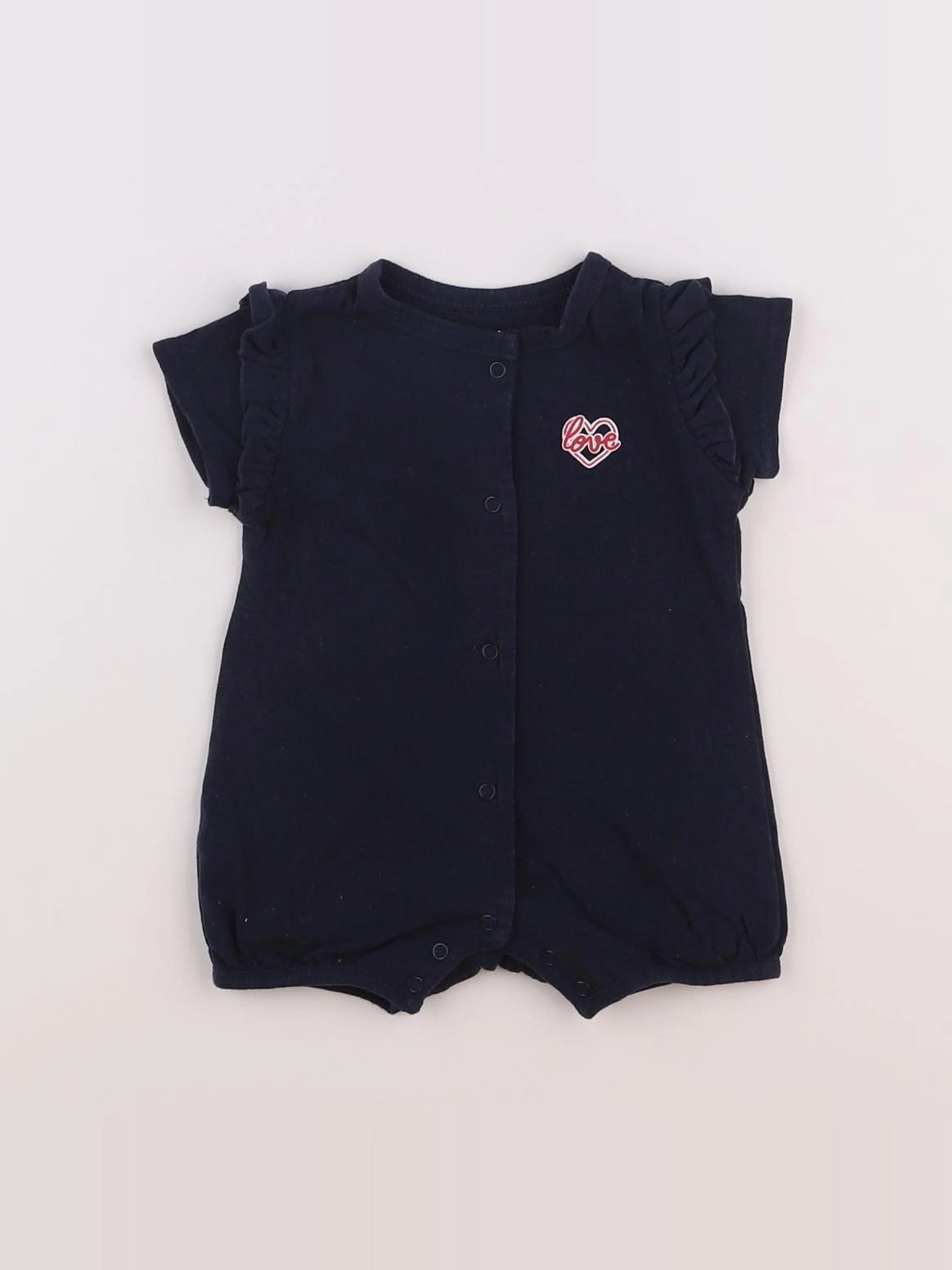 Vertbaudet - combinaison bleu - 3 mois