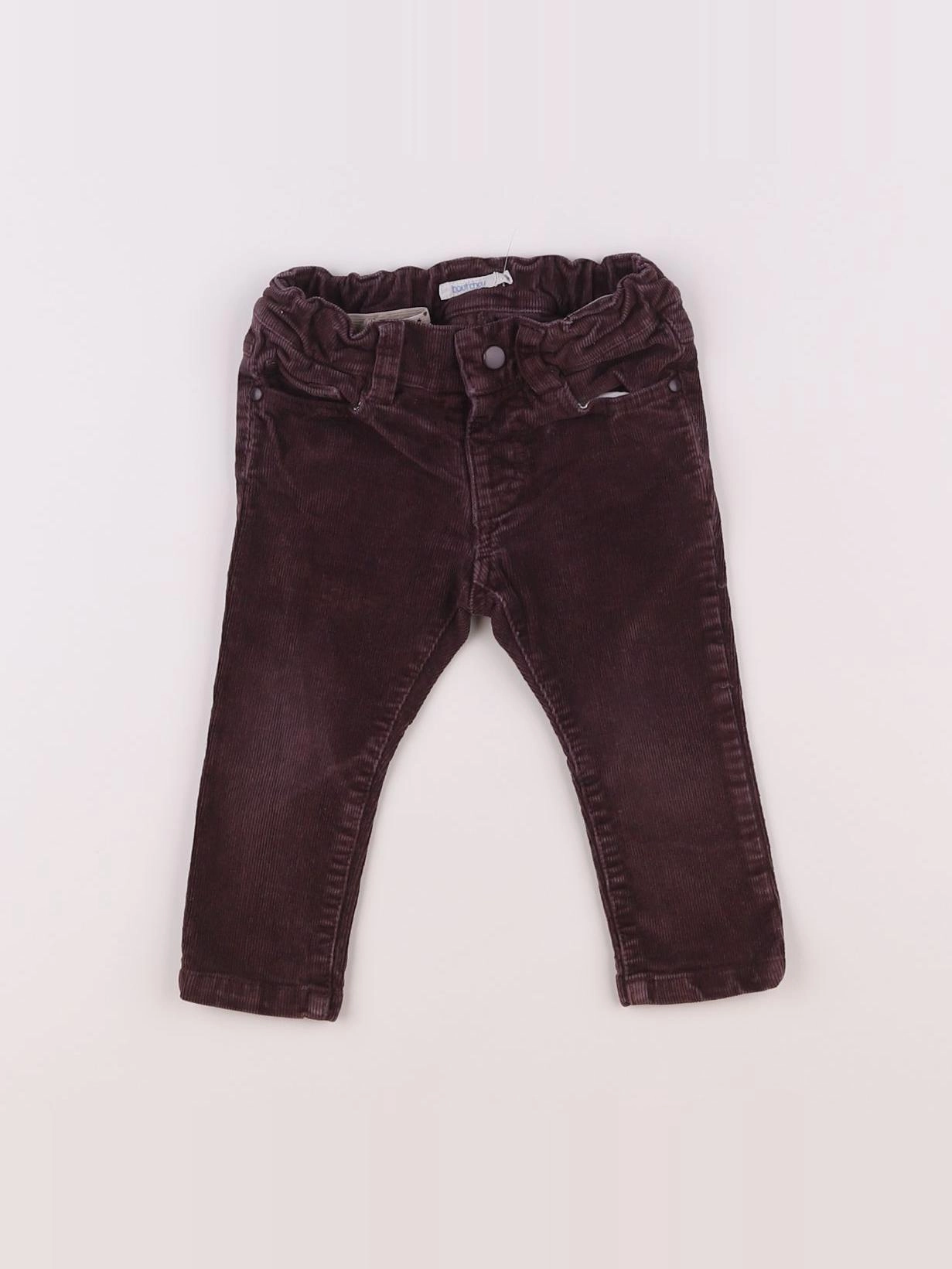 Boutchou - pantalon violet, marron - 9 mois