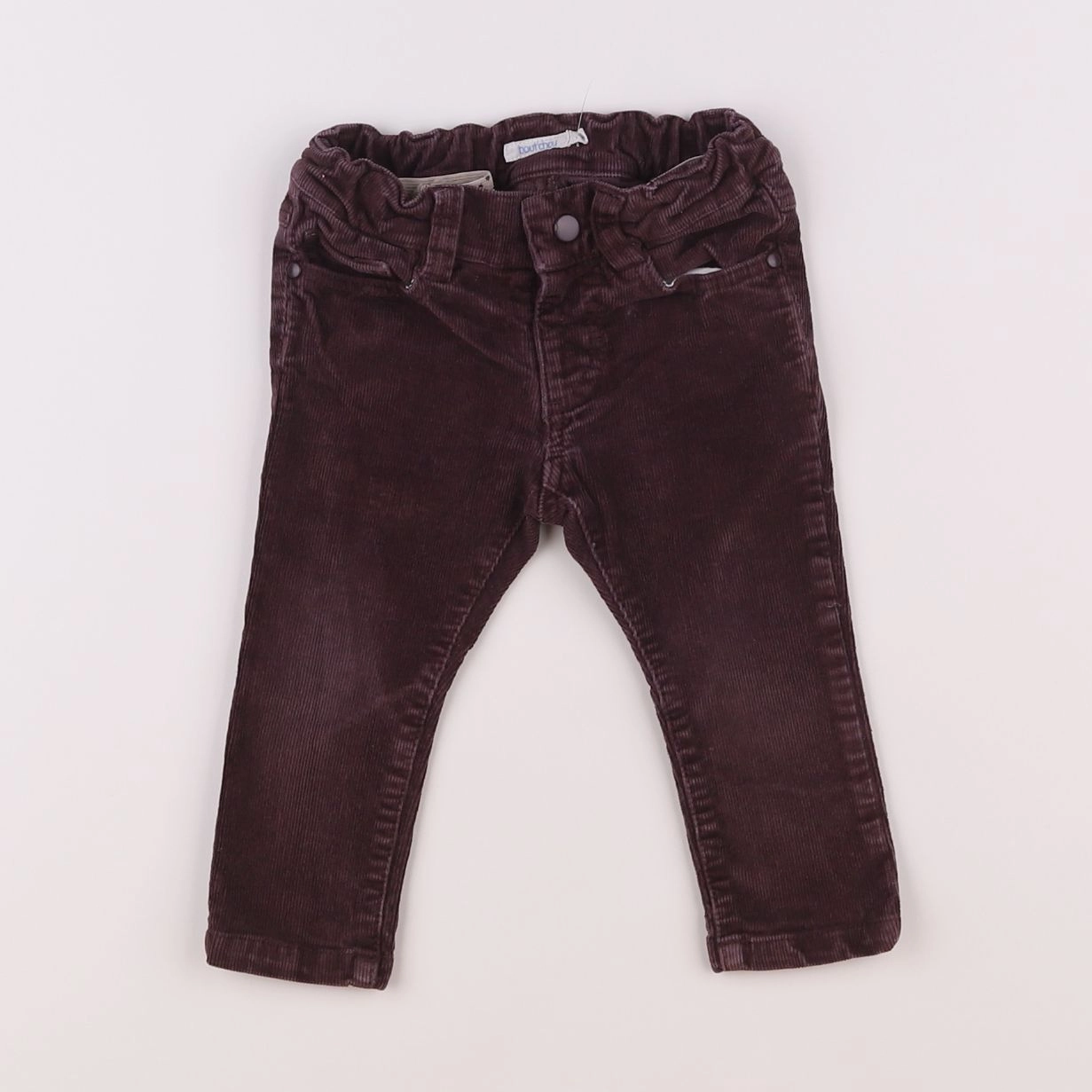 Boutchou - pantalon violet, marron - 9 mois
