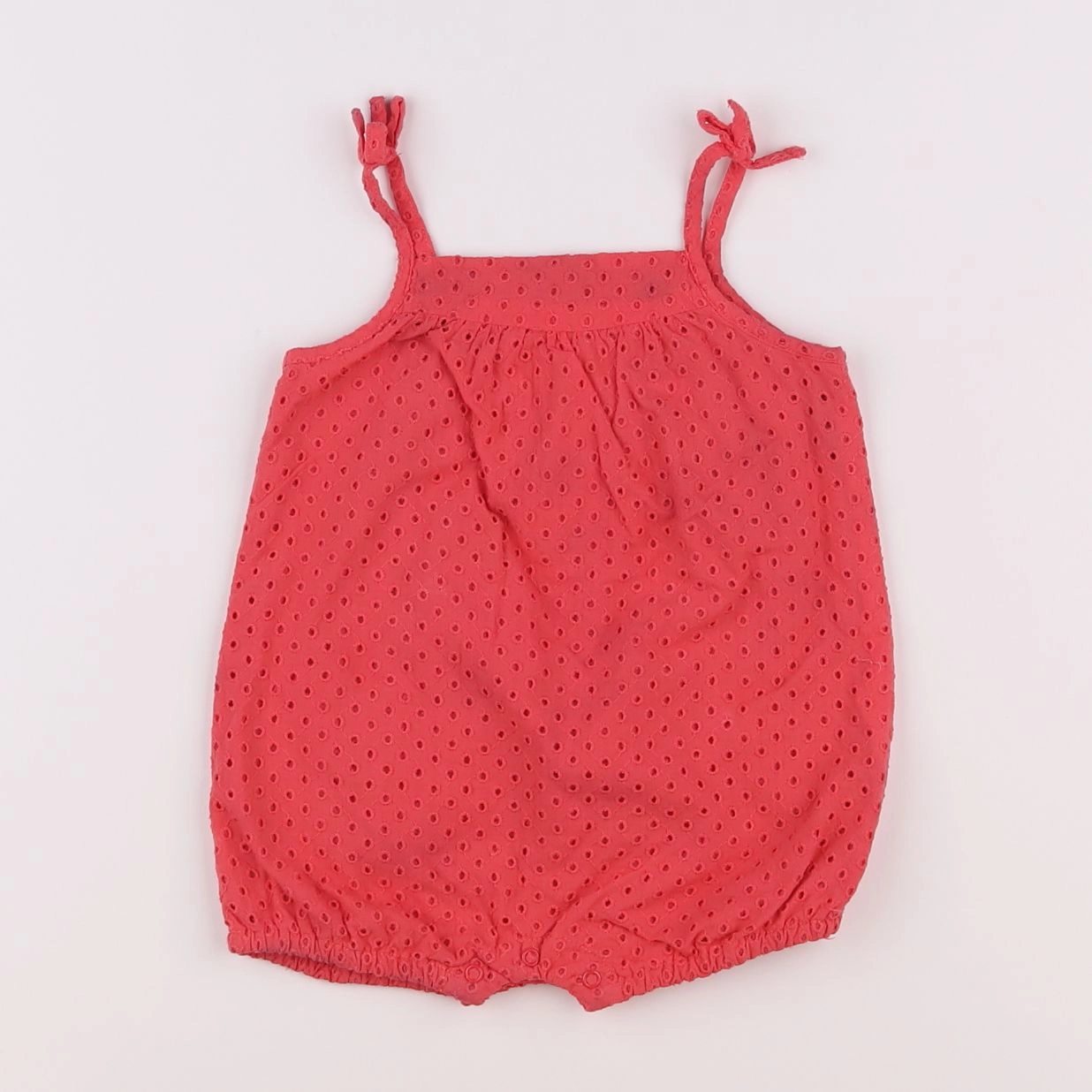 Vertbaudet - combinaison rose - 9 mois