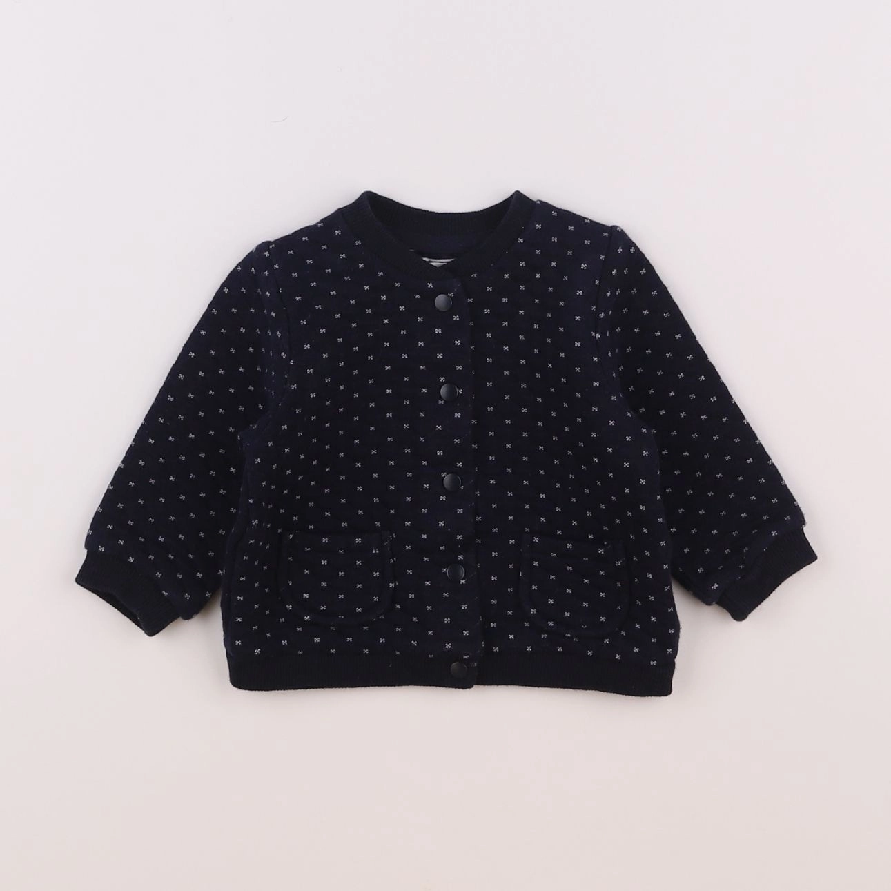 Boutchou - sweat bleu - 6 mois