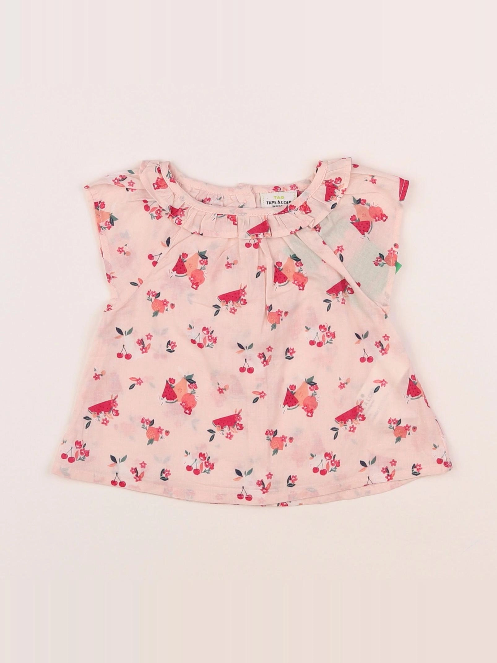 Tape à l'oeil - blouse rose - 3 mois