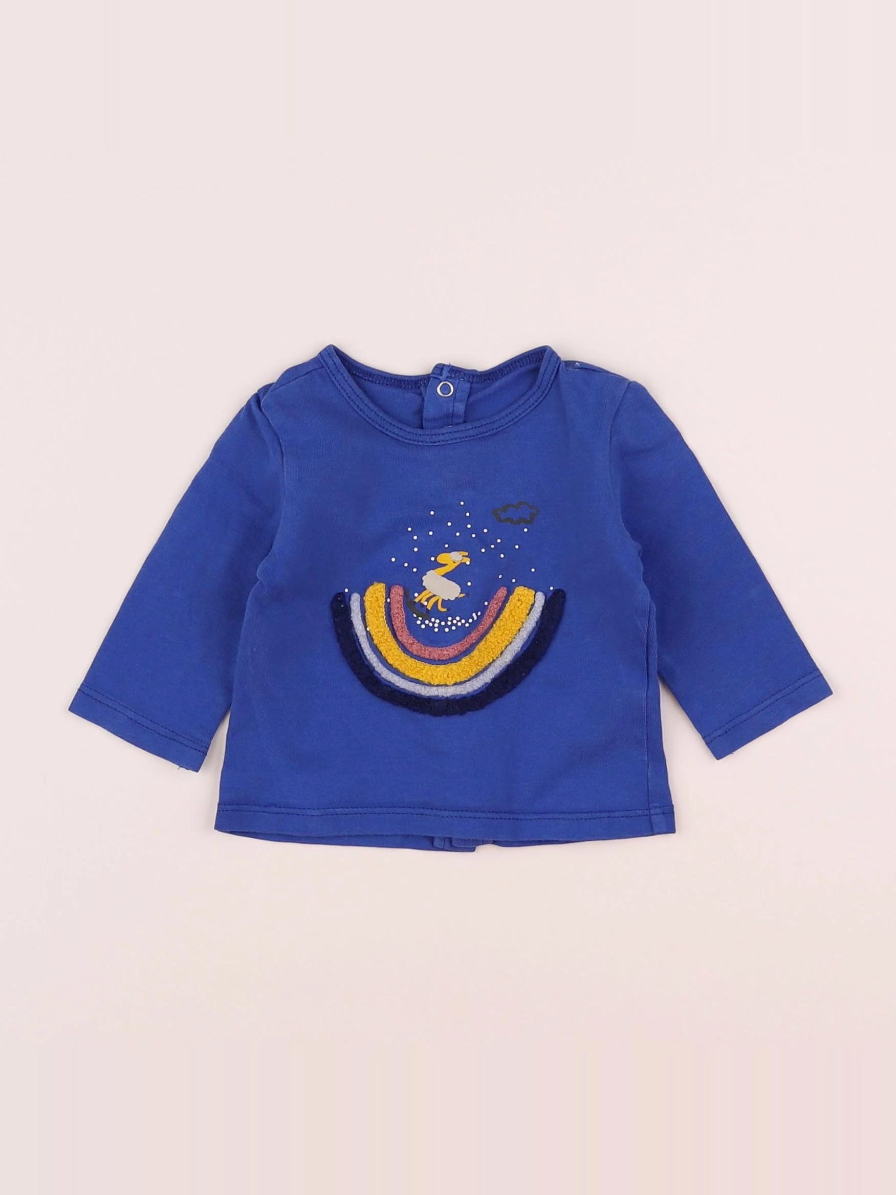Catimini - tee-shirt bleu - 3 mois