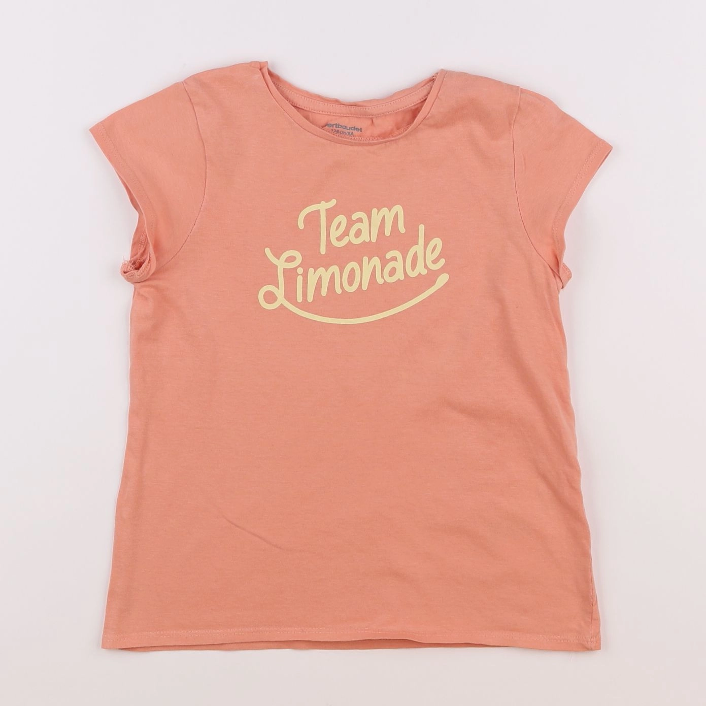Vertbaudet - tee-shirt orange - 8 ans