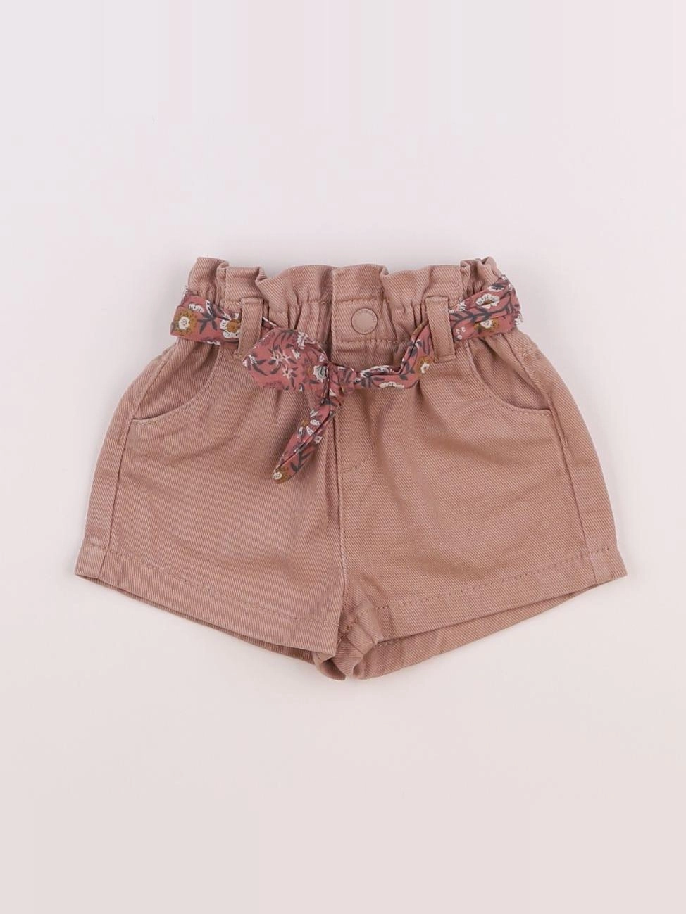 Vertbaudet - short rose - 12 mois