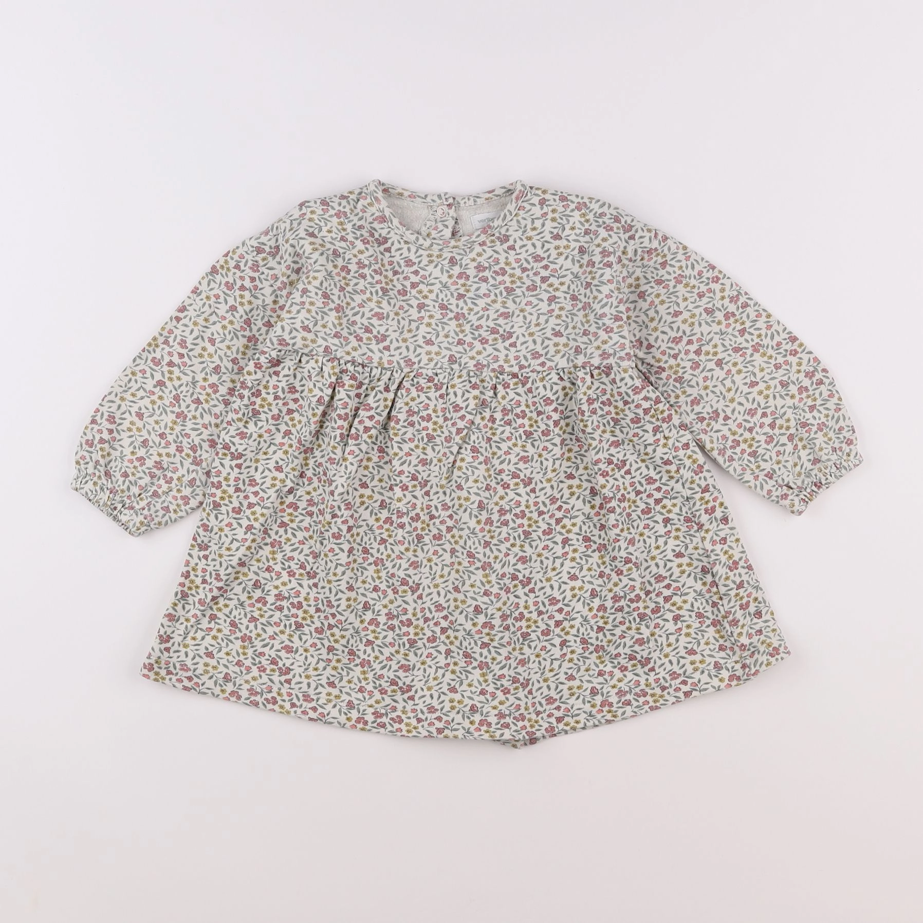 Vertbaudet - robe beige - 18 mois
