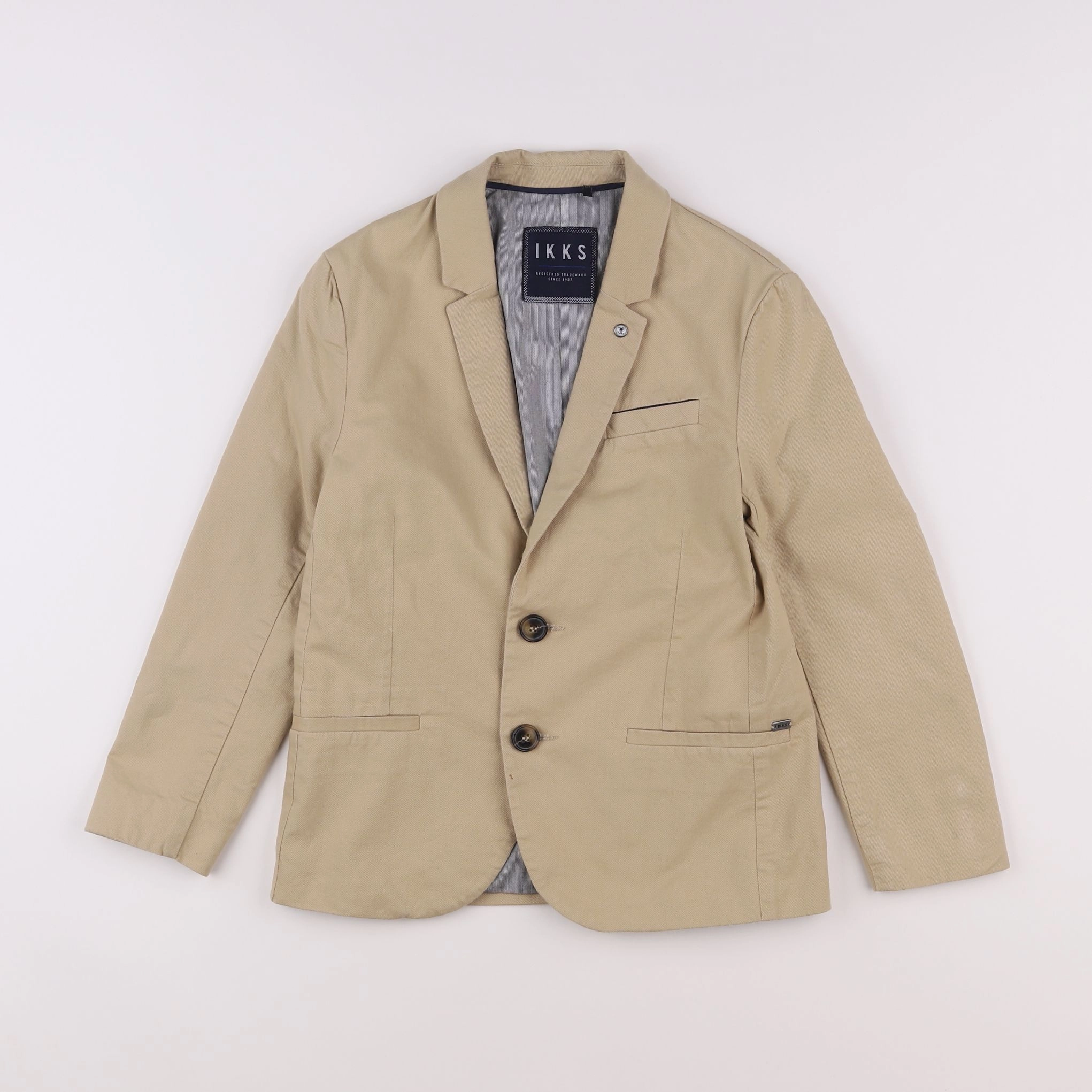 IKKS - veste beige - 8 ans