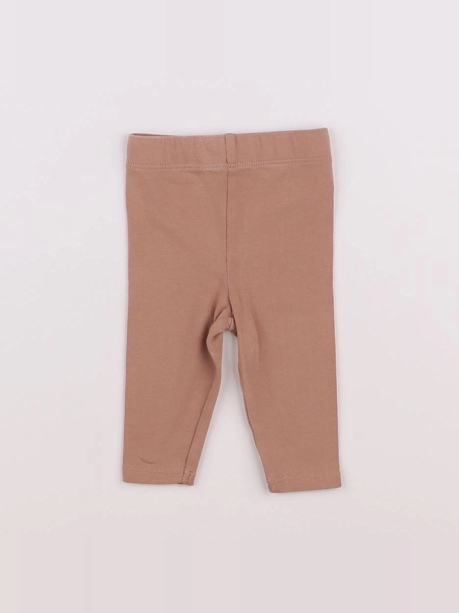 Vertbaudet - legging marron - 1 mois