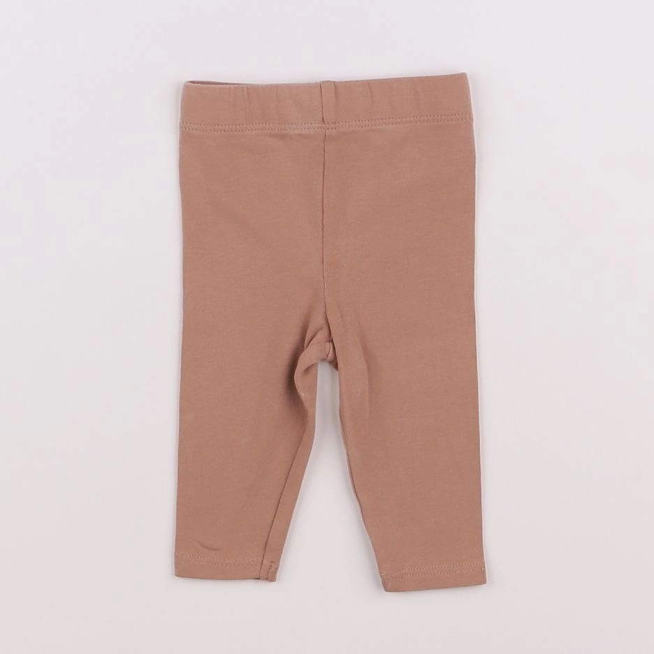 Vertbaudet - legging marron - 1 mois