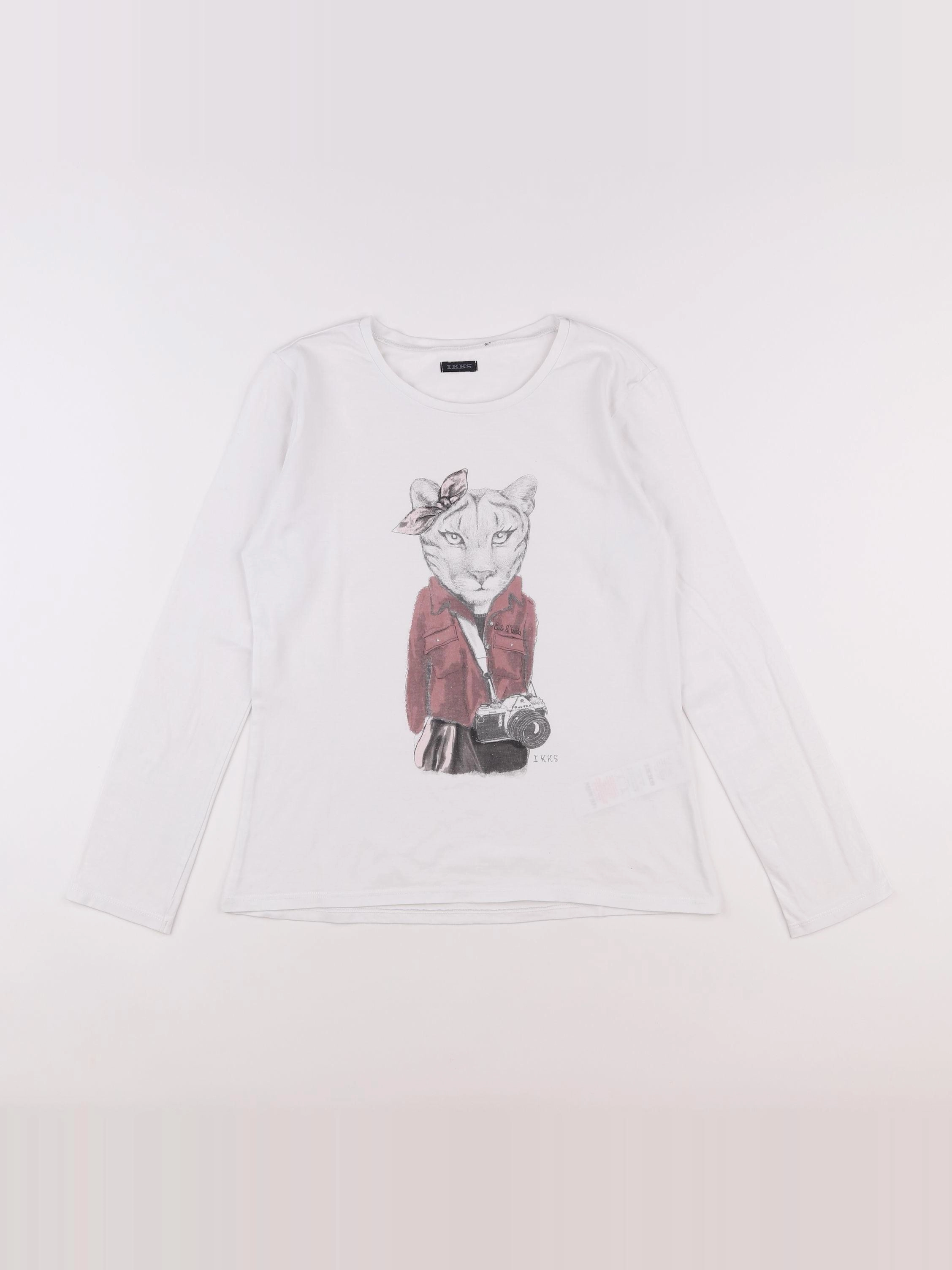 IKKS - tee-shirt blanc - 12 ans