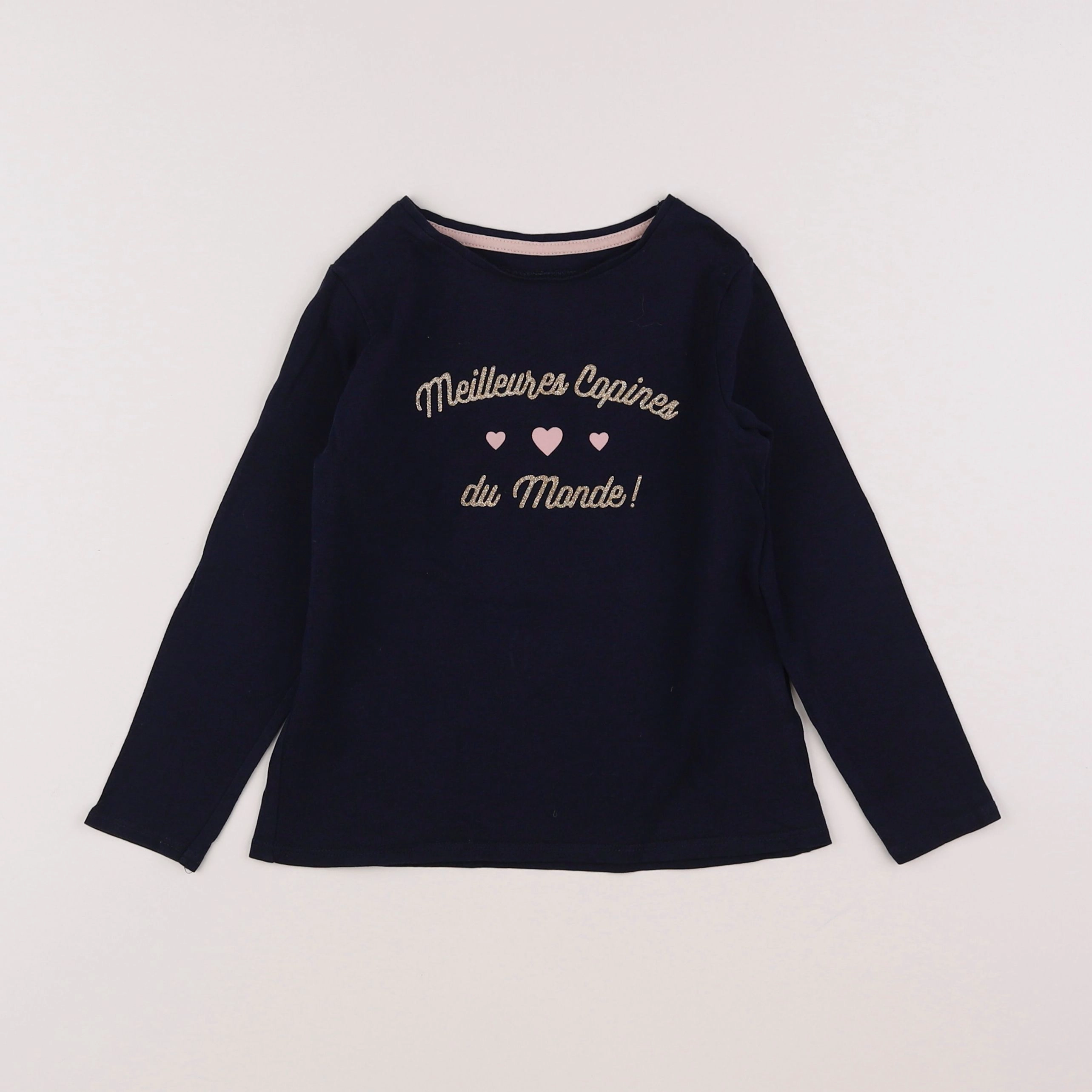 Vertbaudet - tee-shirt bleu - 5 ans