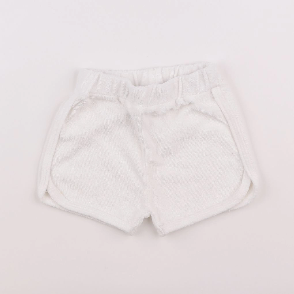 Vertbaudet - short blanc - 12 mois