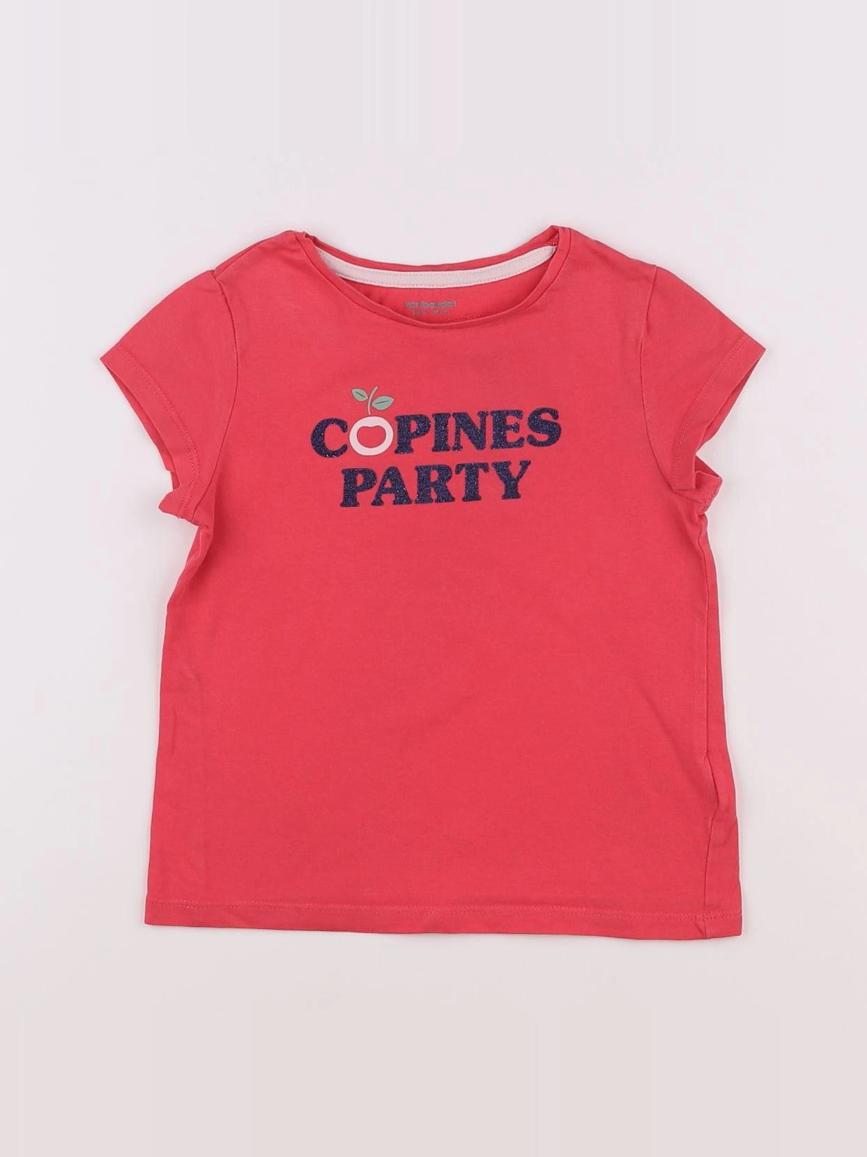 Vertbaudet - tee-shirt rose - 5 ans