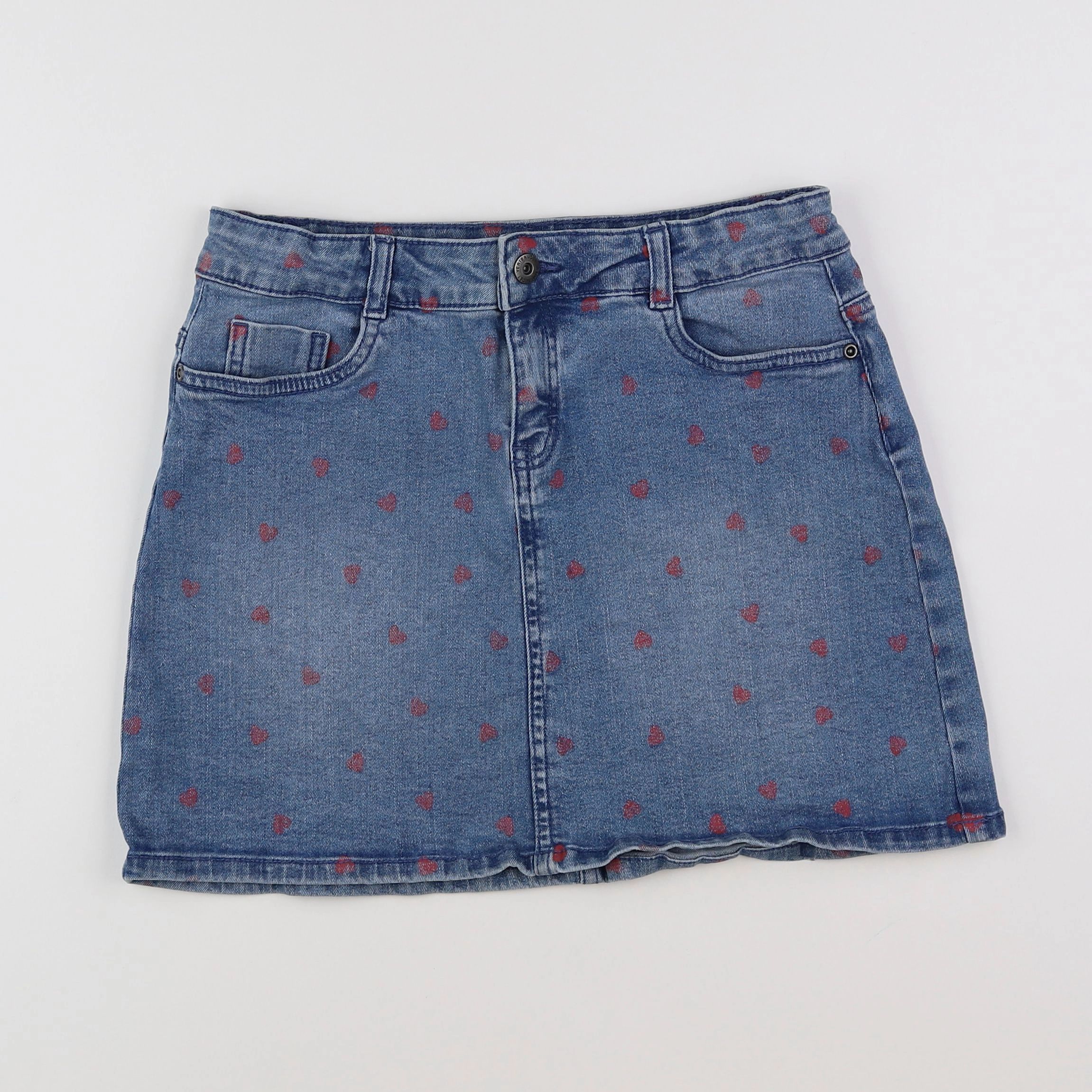 Vertbaudet - jupe bleu, rouge - 14 ans